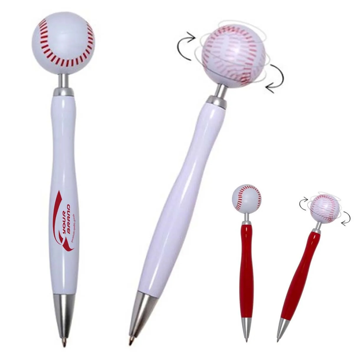 Baseball Novelty Ballpoint Pen Writing 2