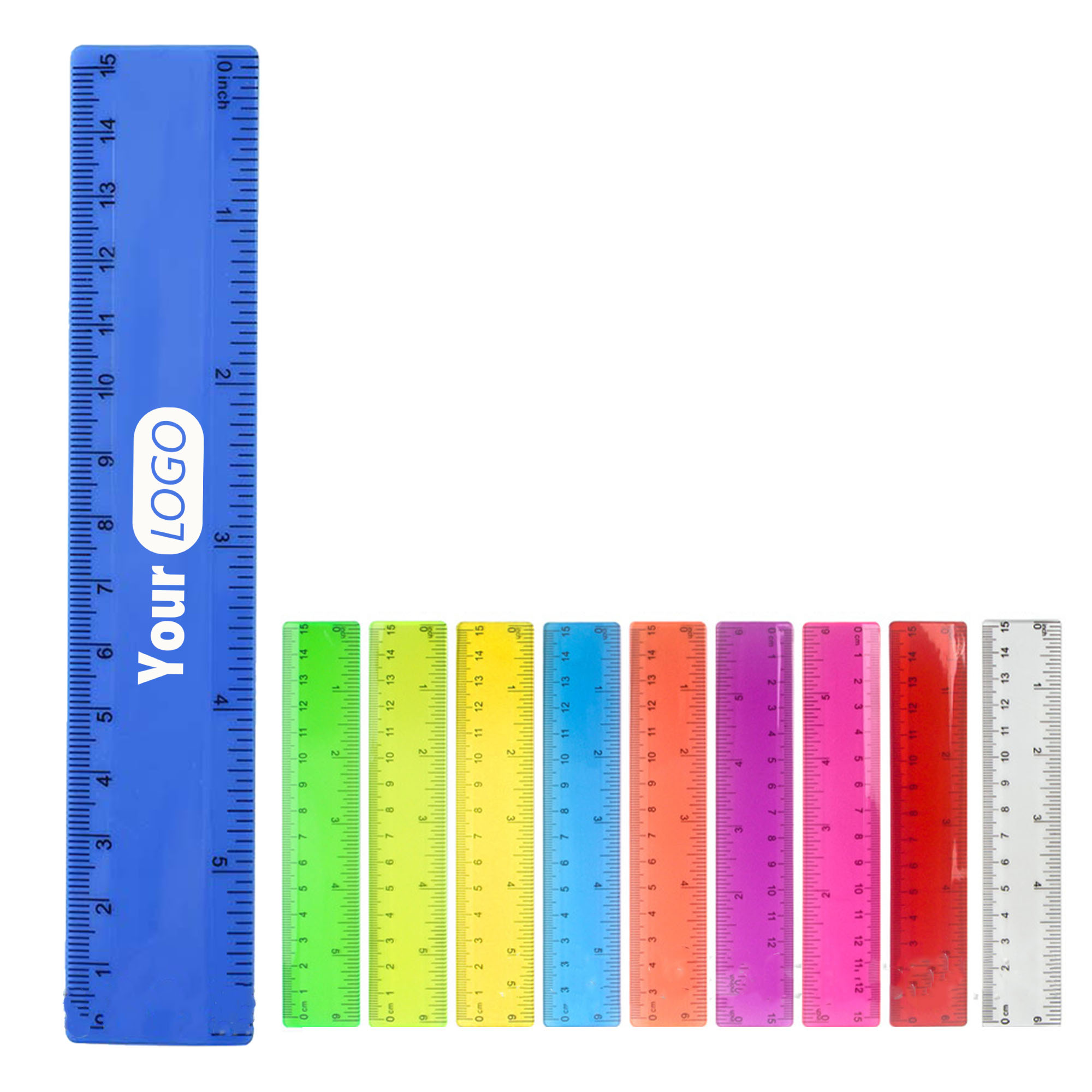 15cm Colored Plastic Rule 4