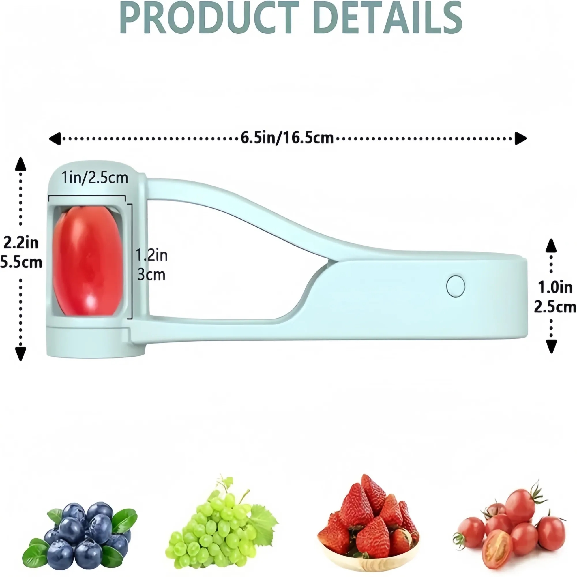 Grape slicer fruit divider 8