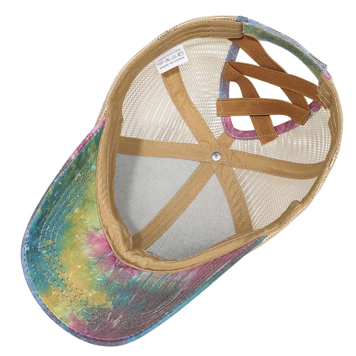 Tie-Dye Ponytail Baseball Cap 2