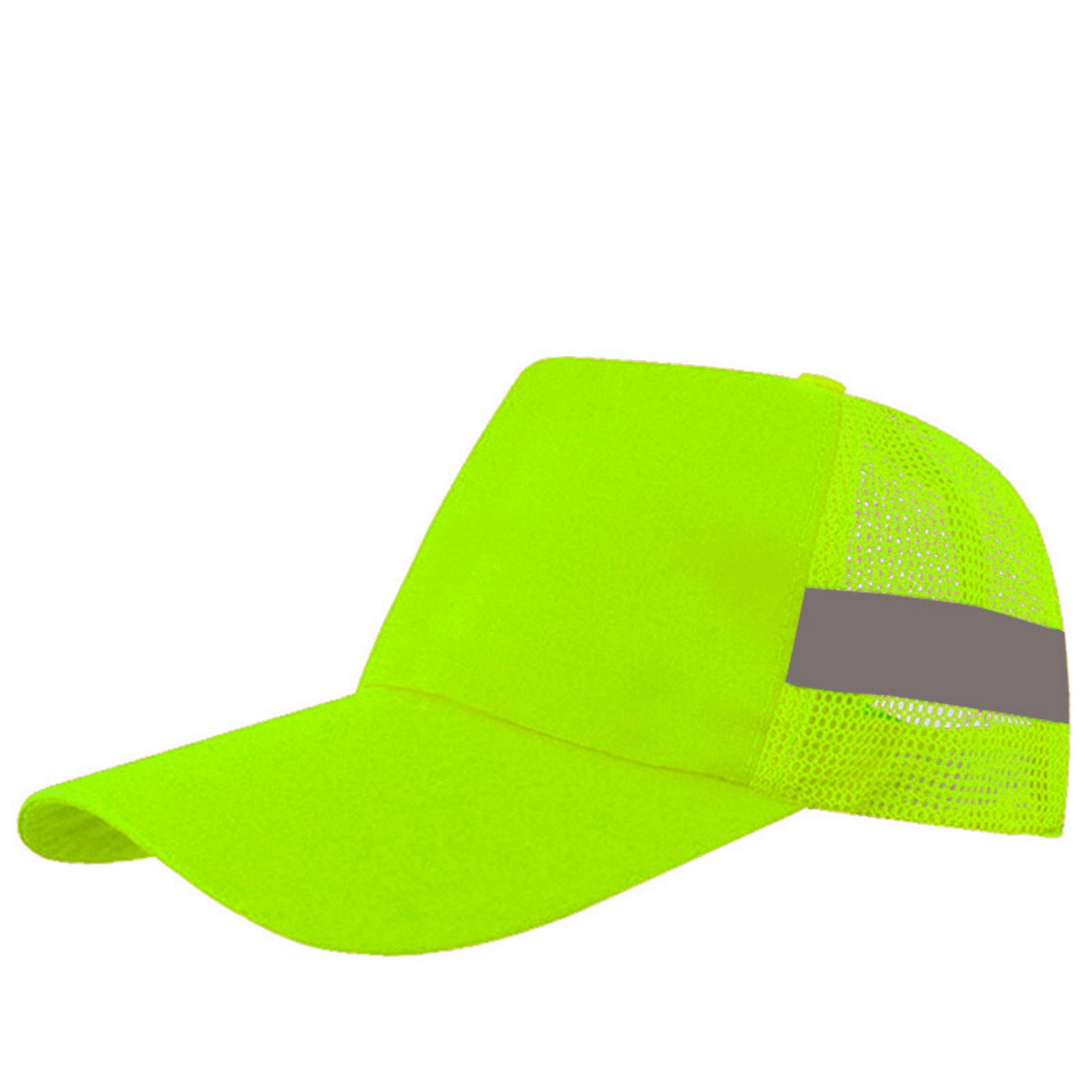 High Vis Baseball Cap with Reflective Trim Safty Constructed Hat 8