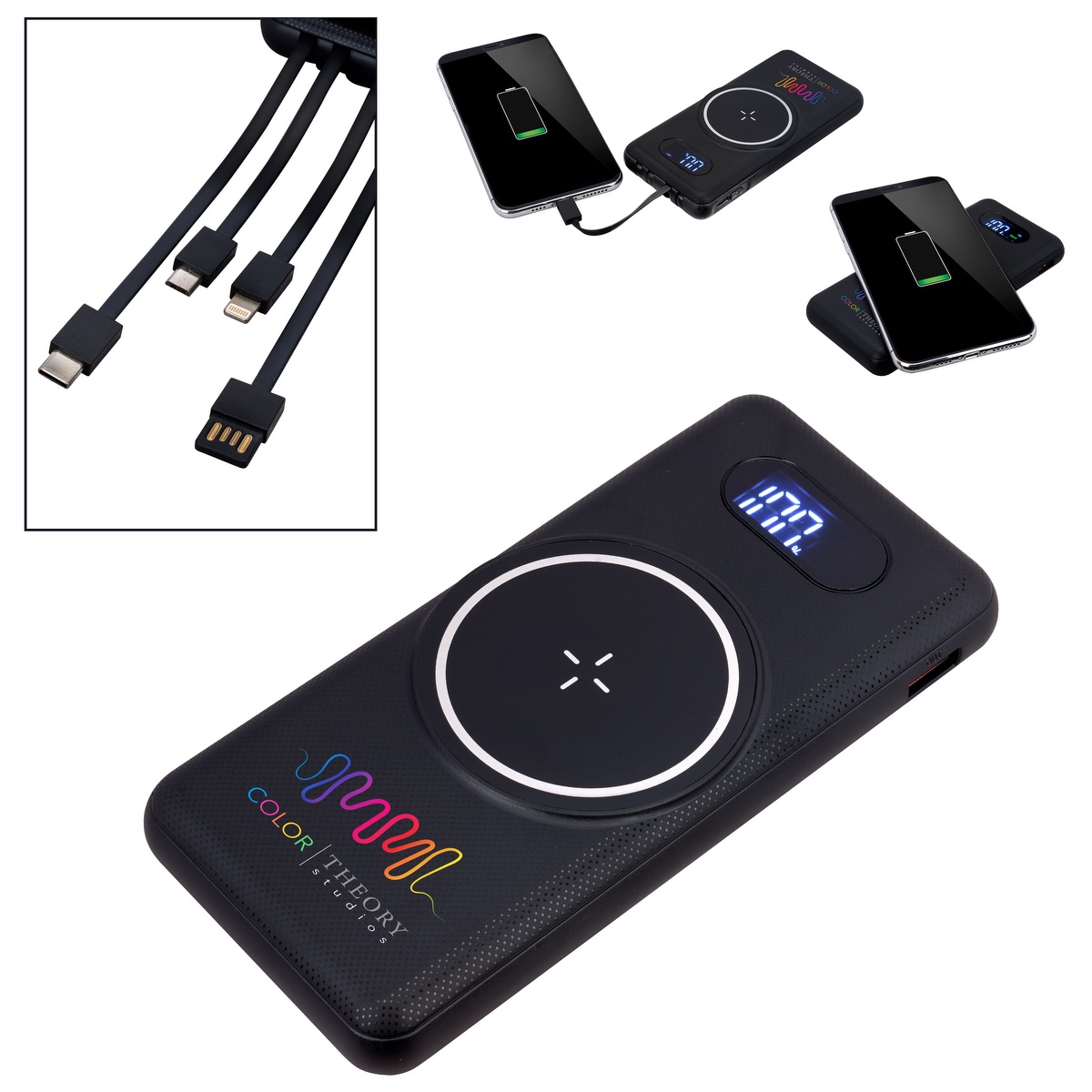 Magnetic Wireless Charger & Power Bank 10,000mAh