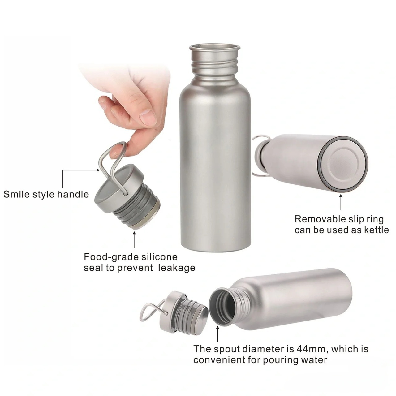 Titanium Sport Bottle 25oz 1