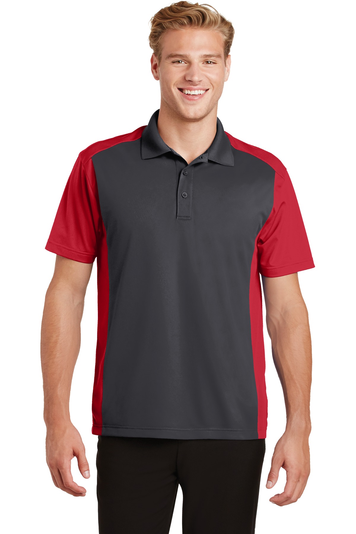 Sport-Tek Colorblock Micropique Sport-Wick Polo. ST652 6
