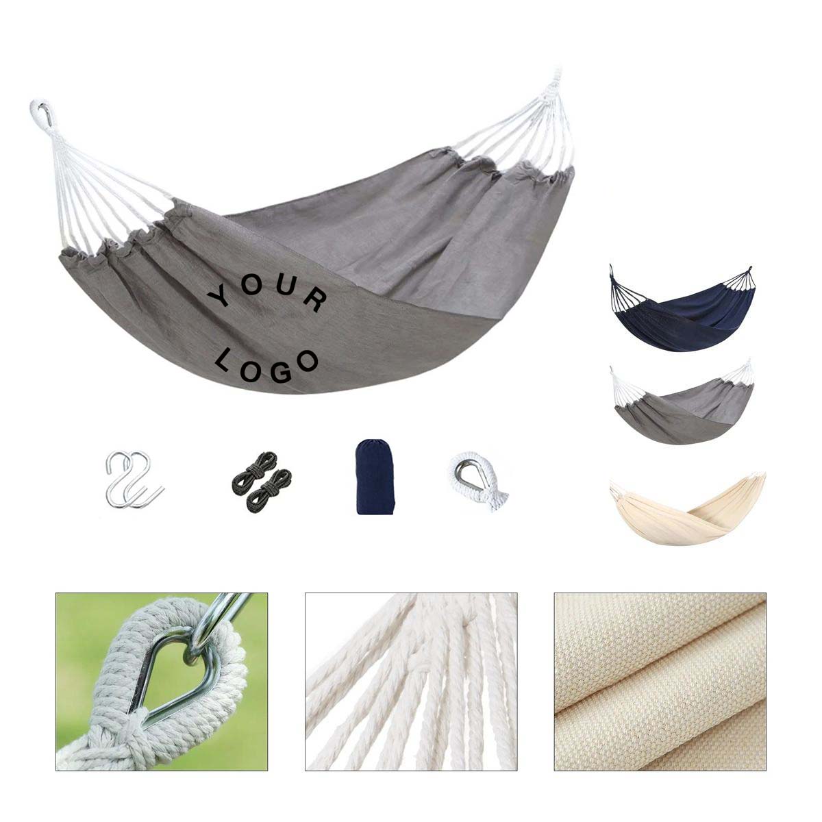Canvas Hammock for Camping and Outdoor Rest 4