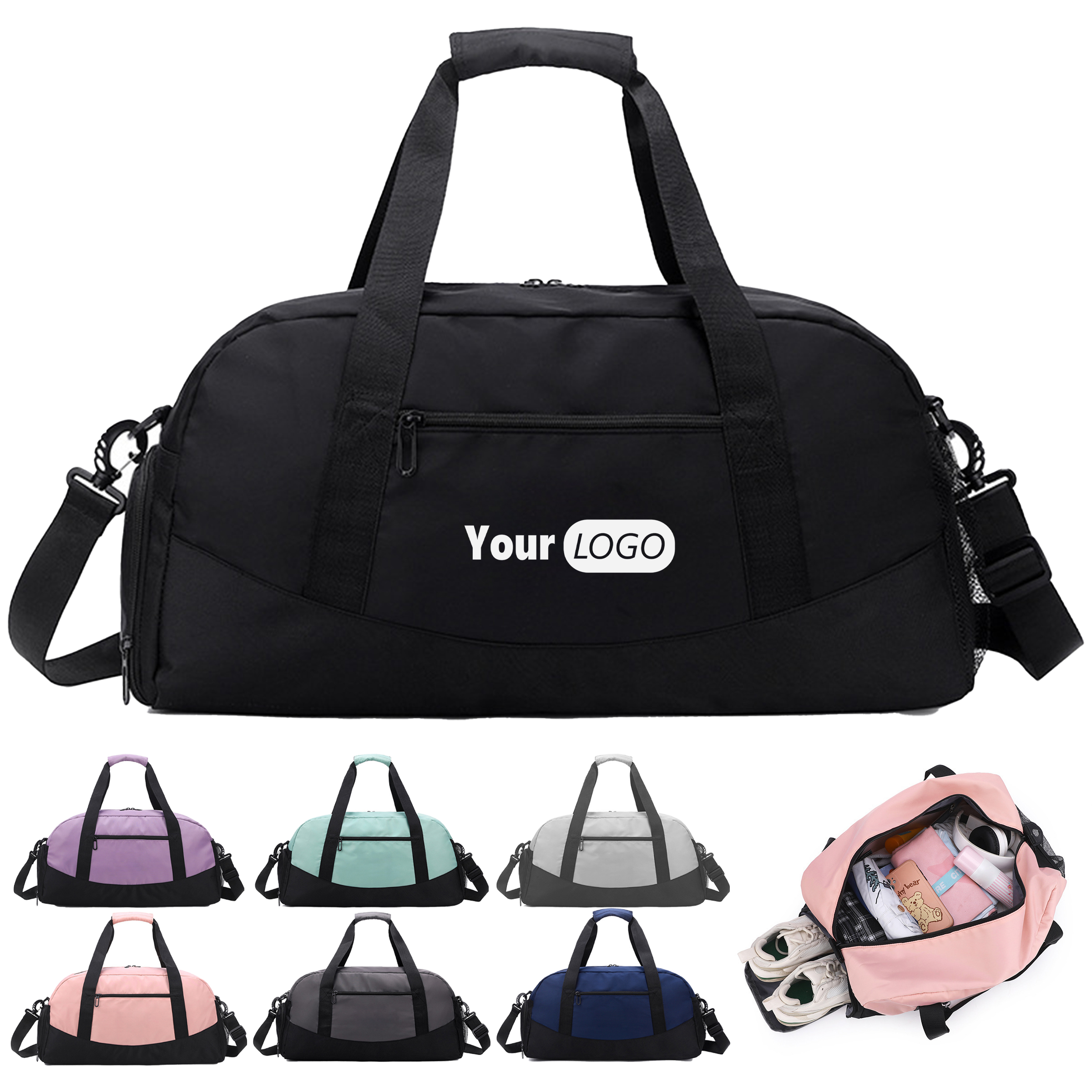 Polyester Outdoor Dry Wet Separation Yoga Bag 6