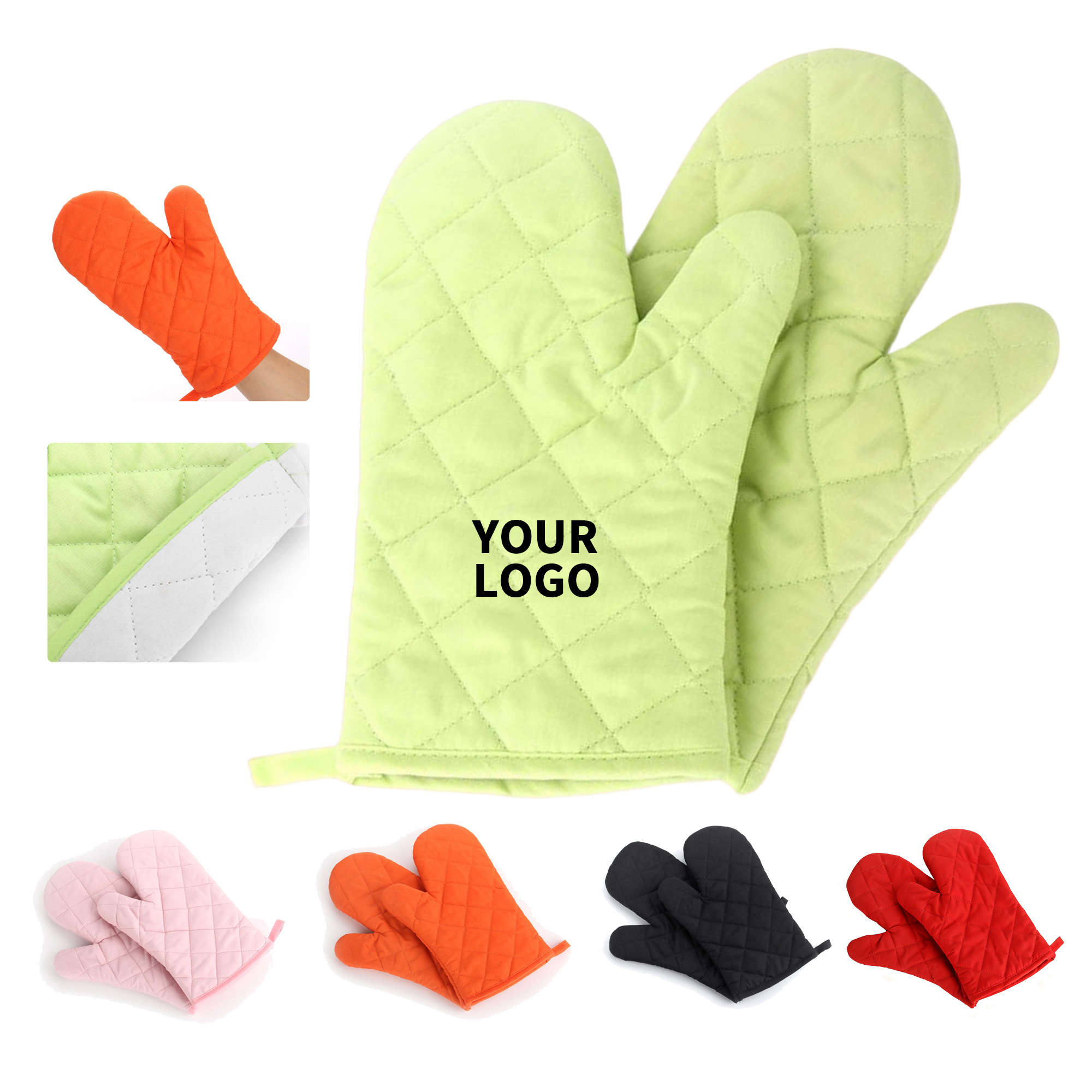 Heat Resistant Cooking Glove With Five Finger Design 5