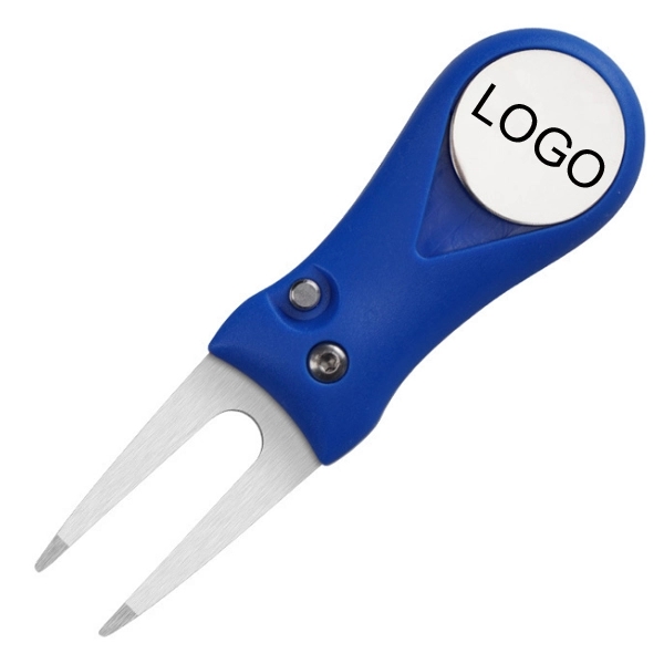 2-in-1 Foldable Golf Divot Repair Tool 5