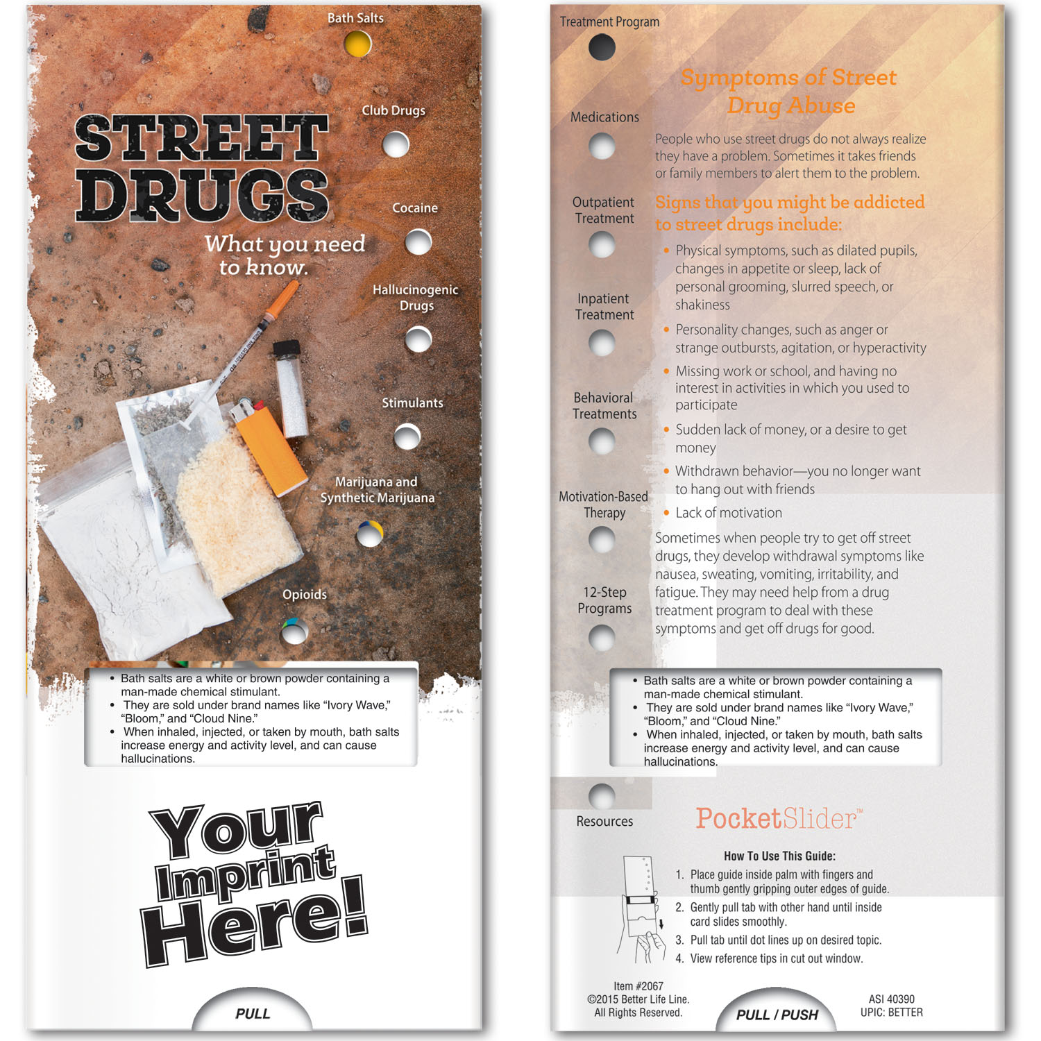 Pocket Slider - Street Drugs: What you need to know 3