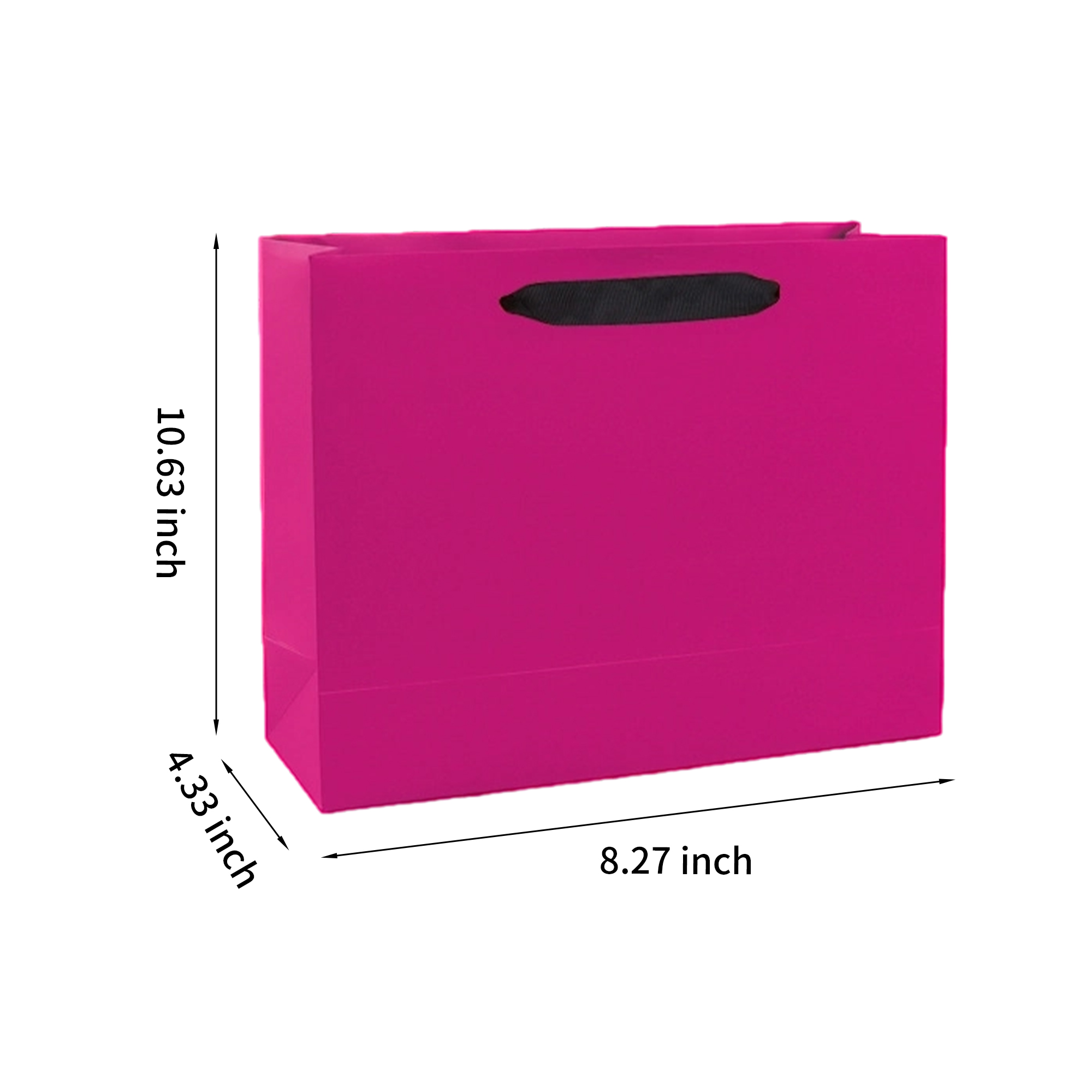 Kraft Paper Gift Bag With Handle For Packaging And Shopping 20