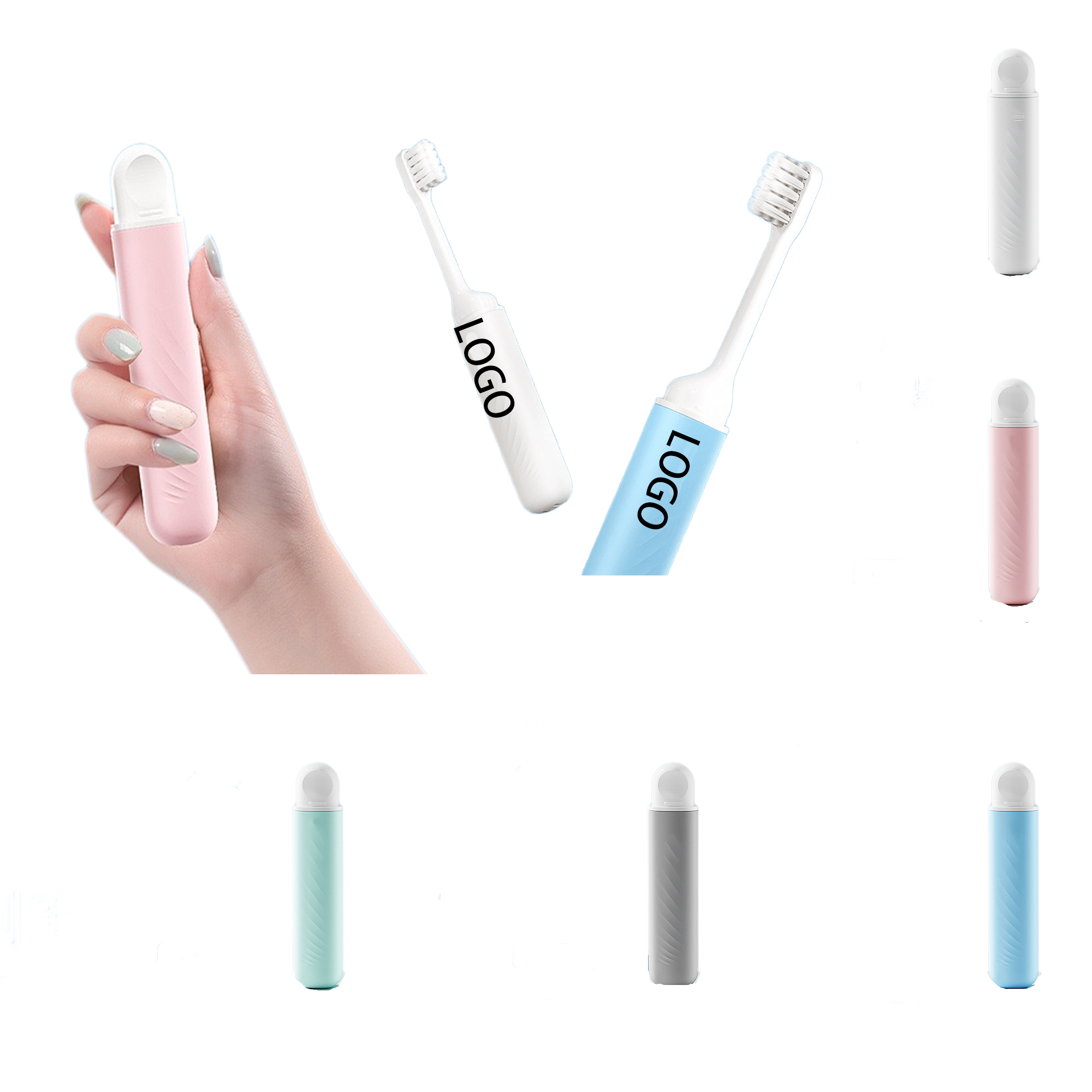 Compact Travel Folding Toothbrush MOQ 10pcs 1