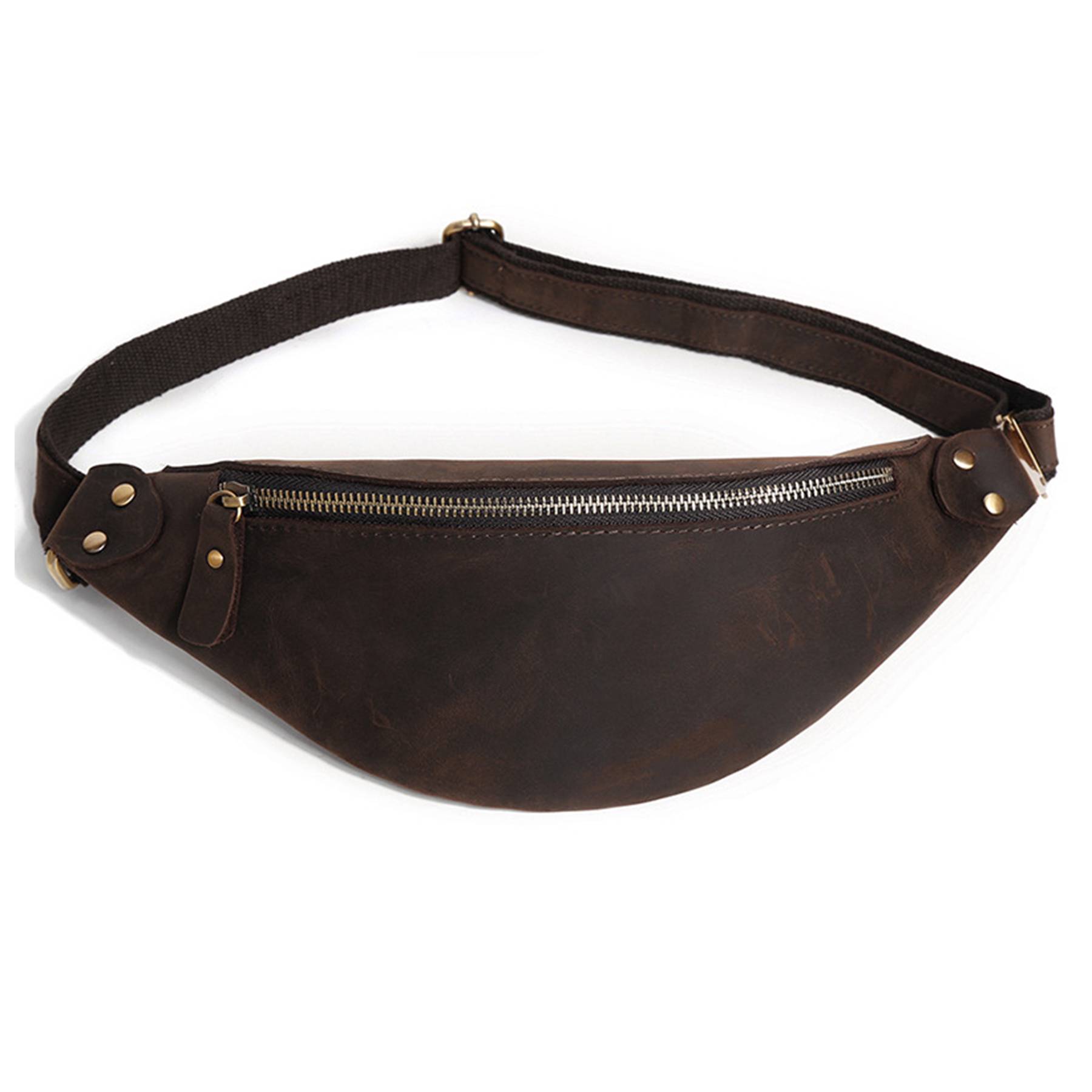Small Leather Waist Bag 4
