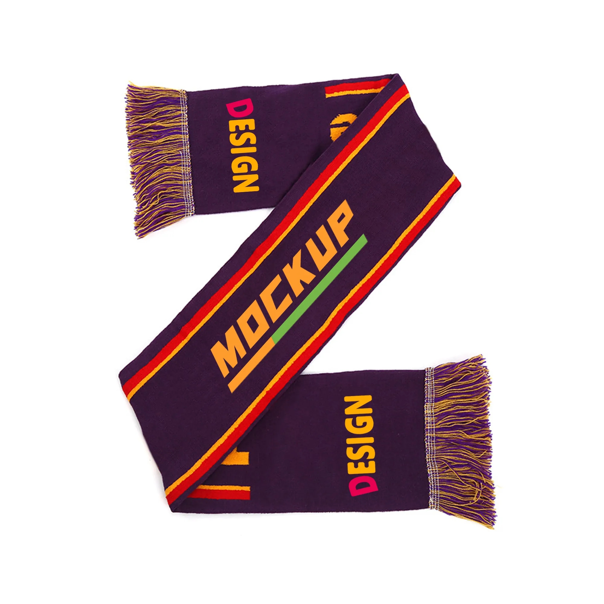 Soccer Knit Scarf MOQ 100 PCS 2