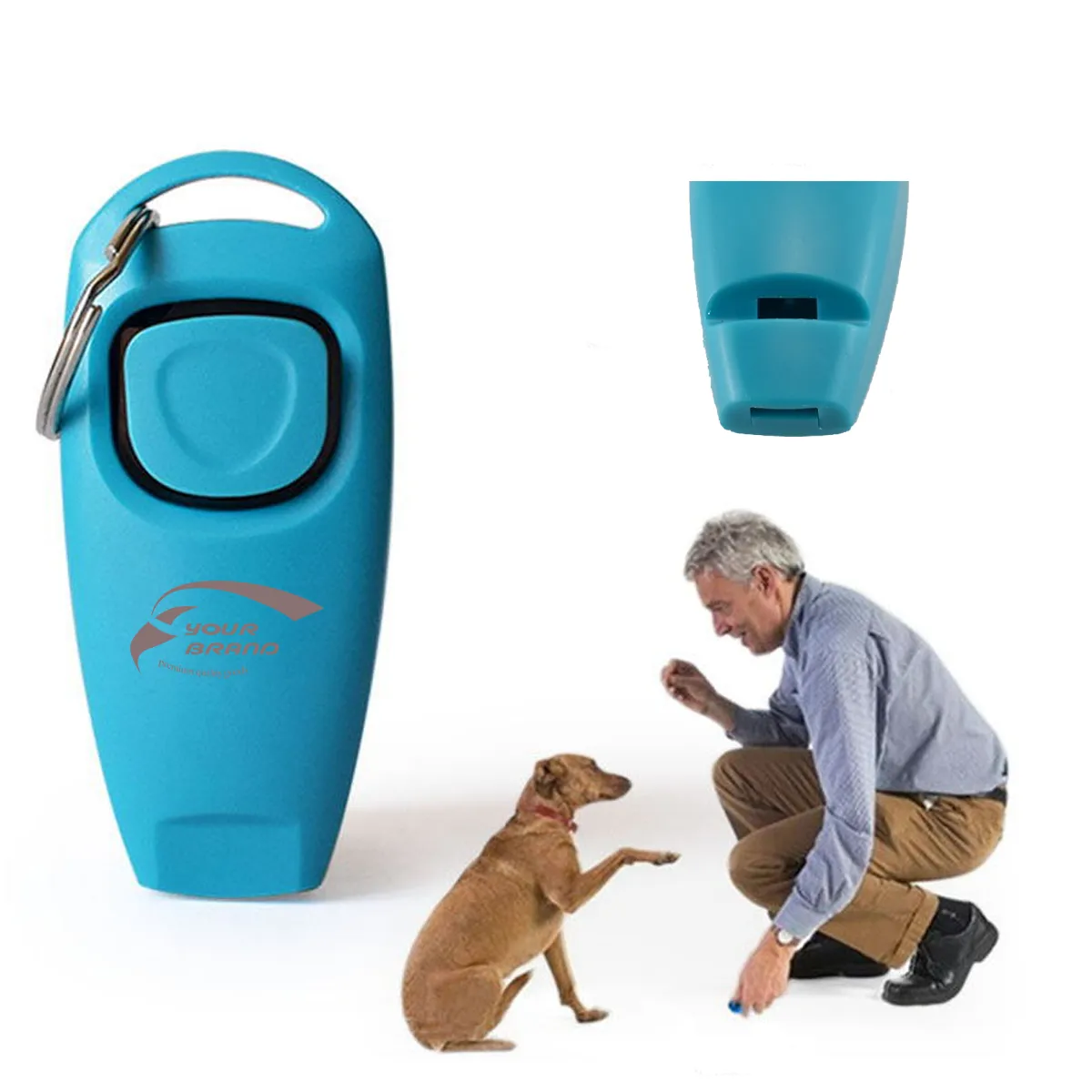 Pet Dog Training Clicker Portable With Wrist Strap 2