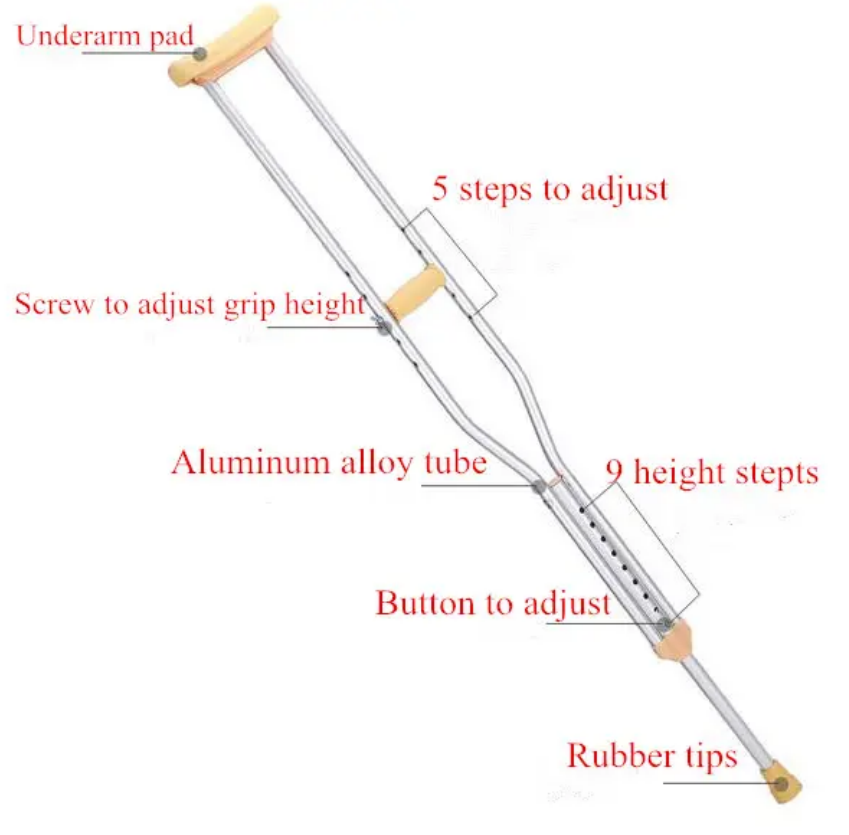 Aluminum Crutches 2