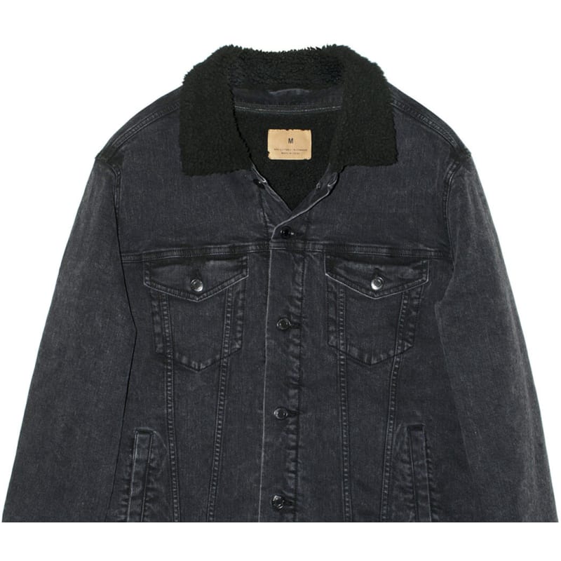 Threadfast Apparel Unisex Sherpa-Lined Denim Jacket 11