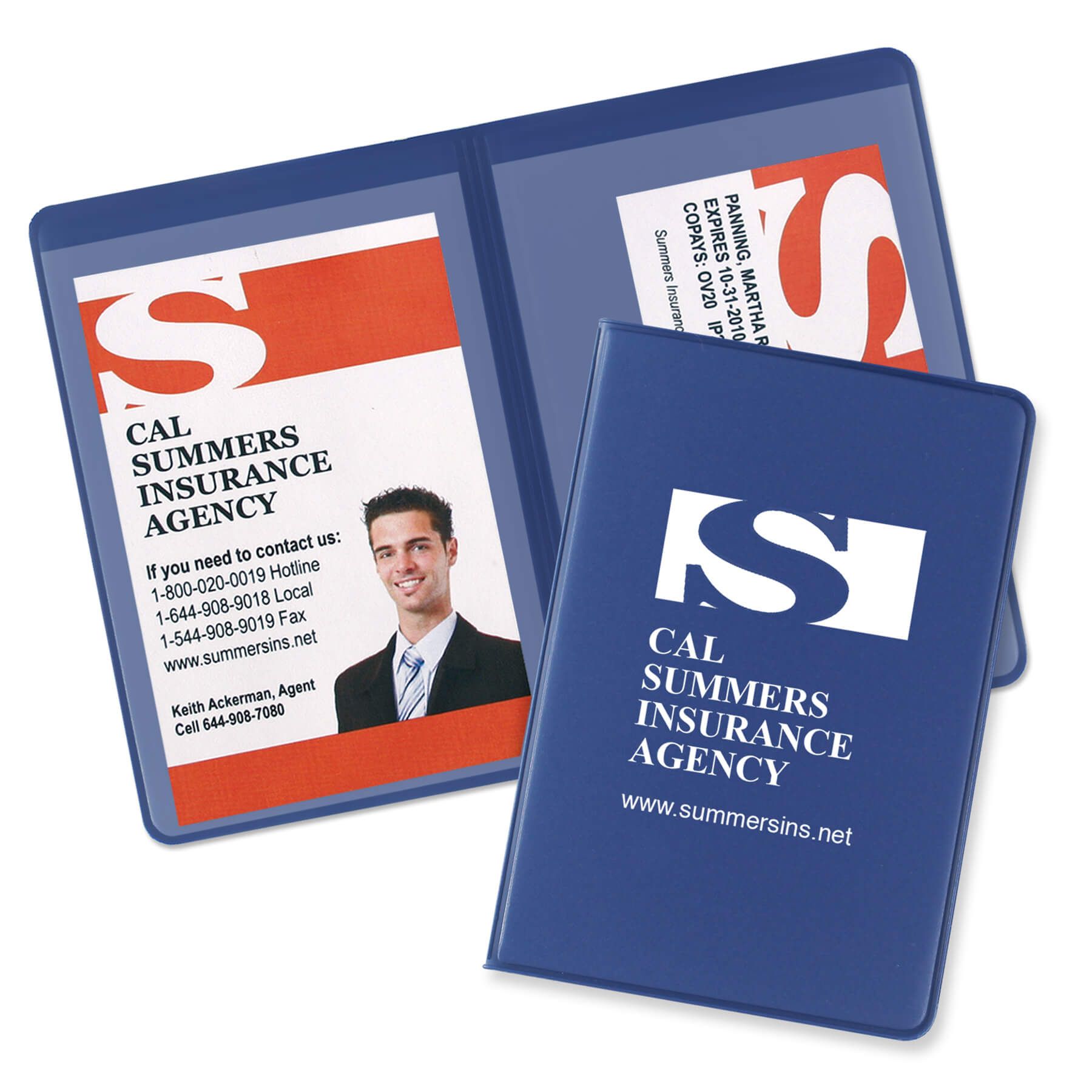 2-Pocket Proof of Insurance Holder 8