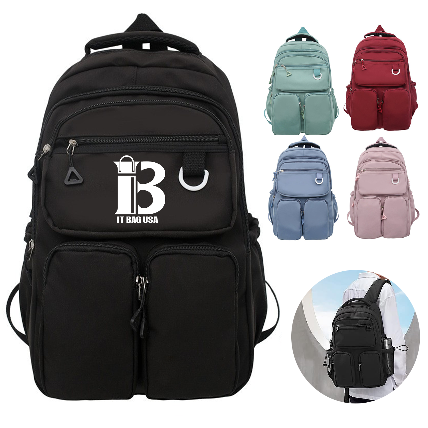 Lightweight Durable Travel Laptop Backpack 2