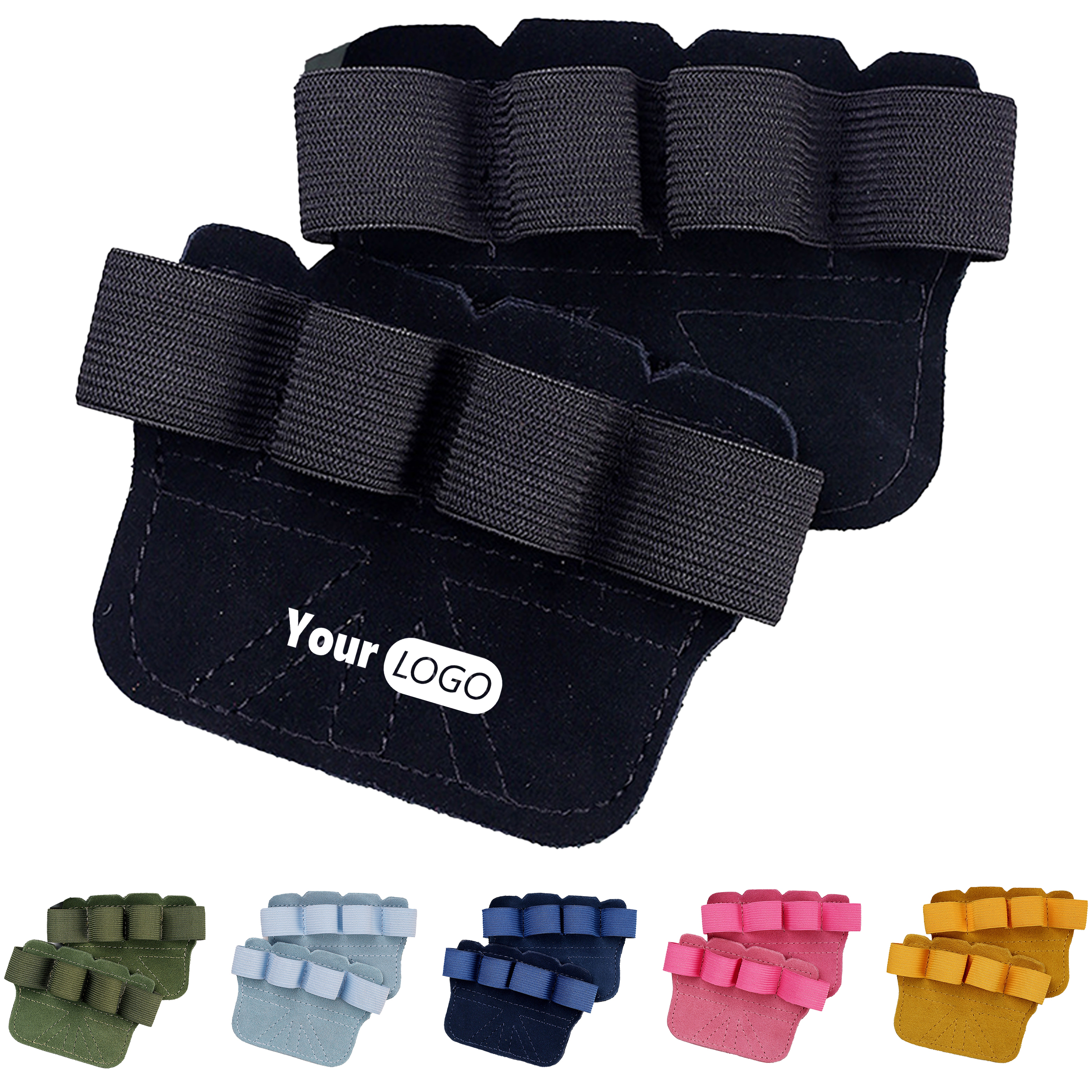 Leather Four Finger Palm Protection Power Band 2