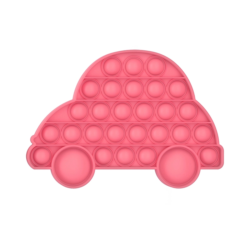 Car Shaped Silicone Push Pop Bubble Fidget Toy 1