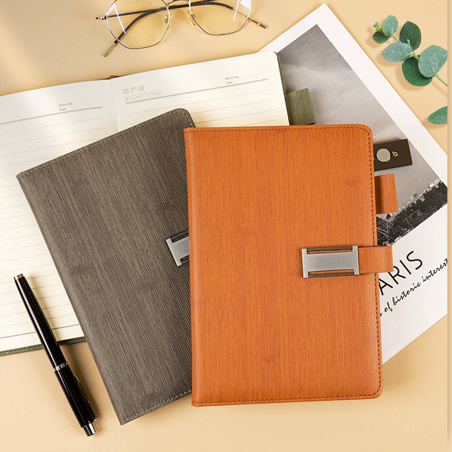 A5 Imitation leather Office Notebook 4
