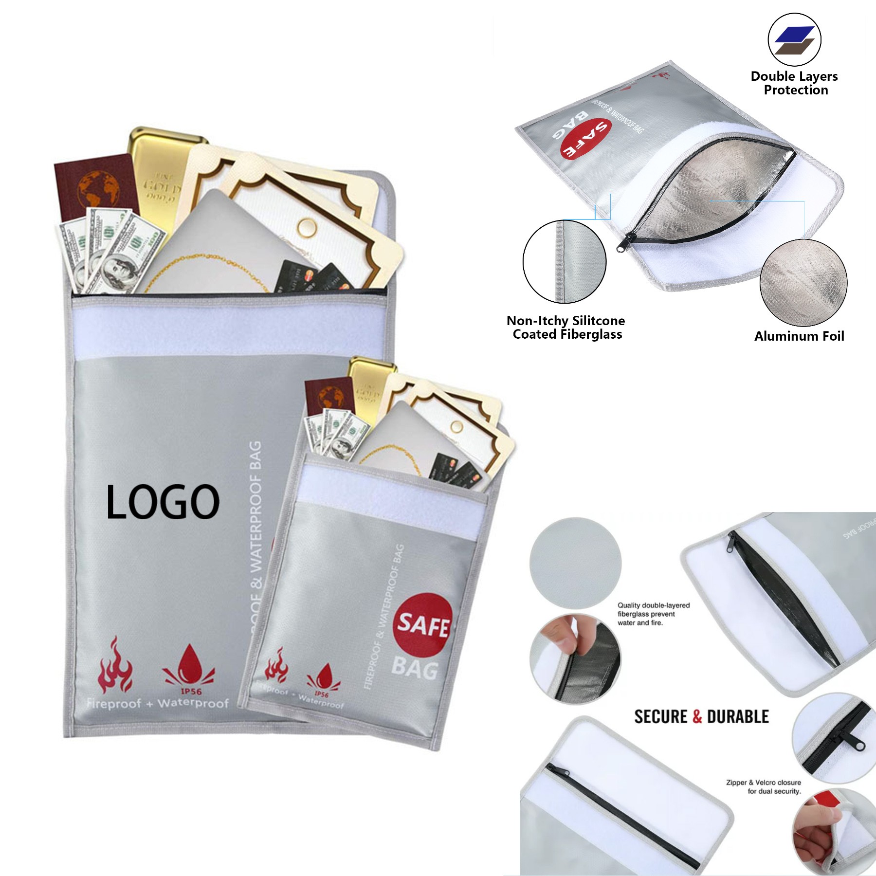 Fireproof Document Bag