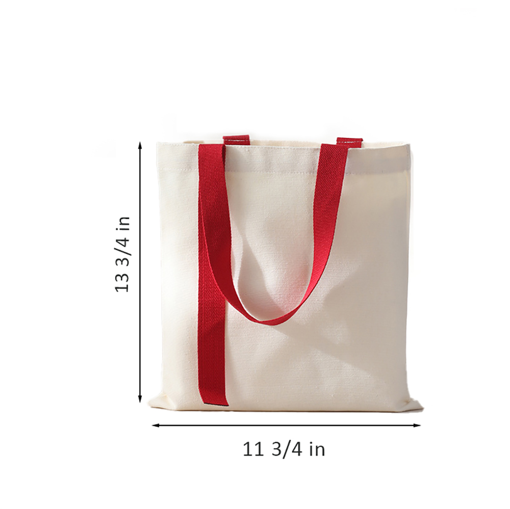 Handheld Canvas Tote Bag, custom tote bag with logo imprint 3