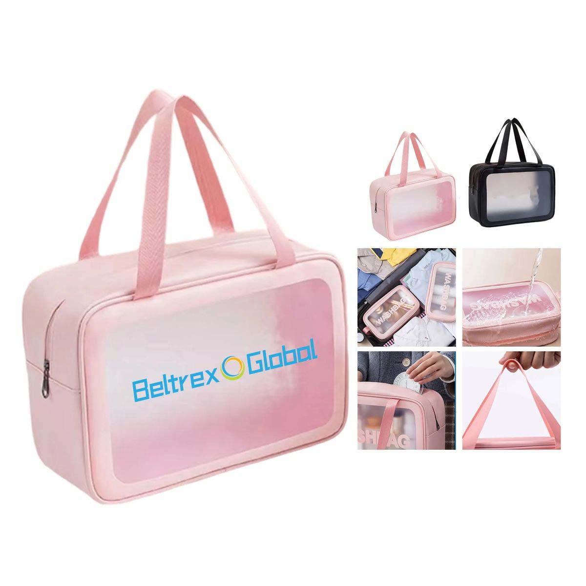 Waterproof PU Makeup Bag with Large Capacity 3