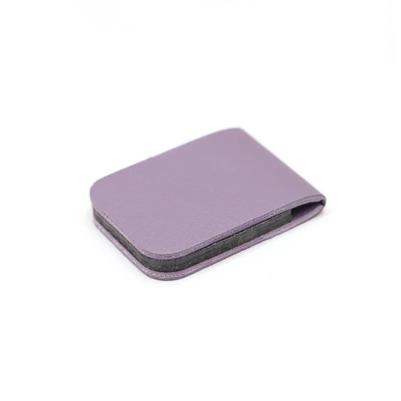 Customized square leather magnetic bookmark 4