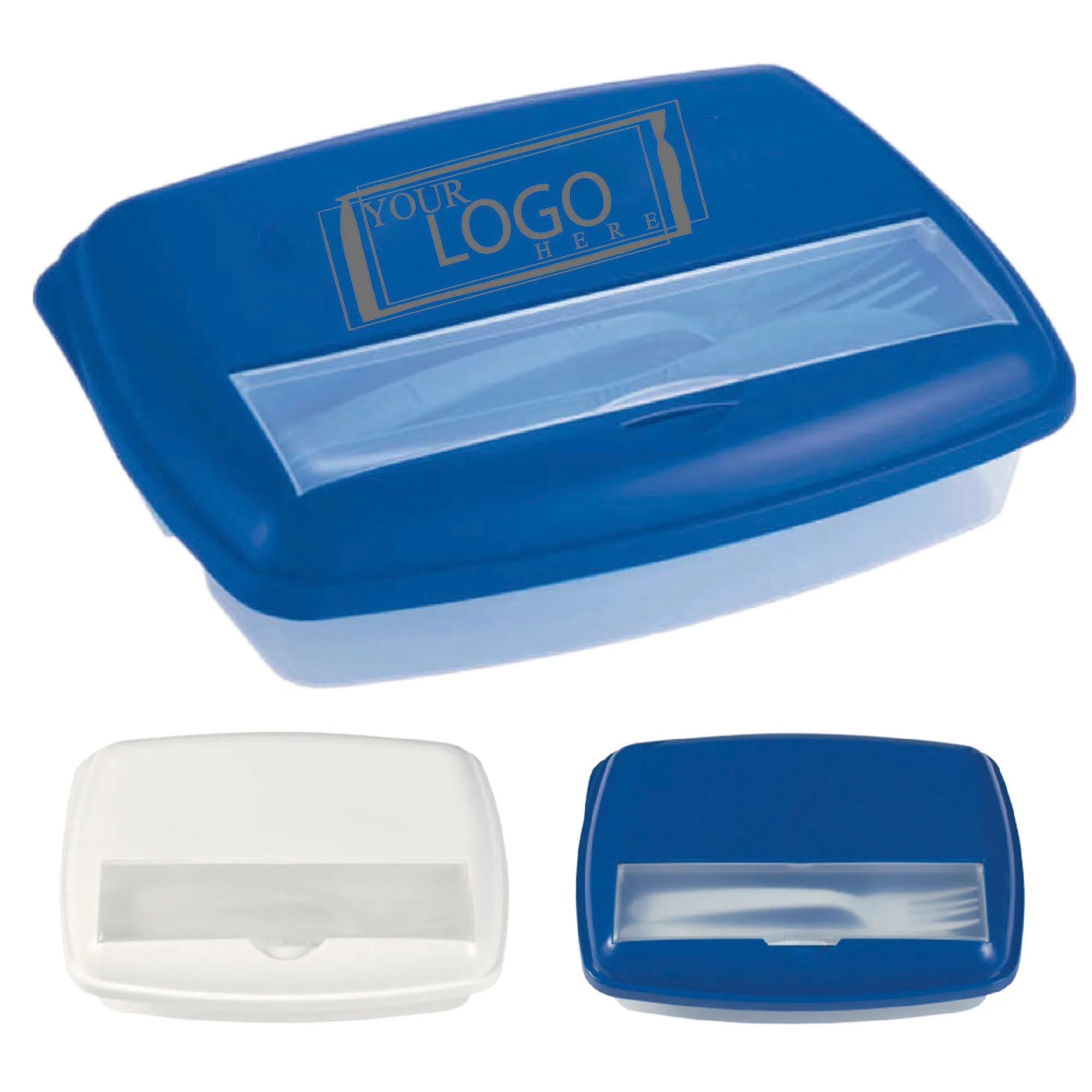 Custom Printed 3-Section Lunch Container 2