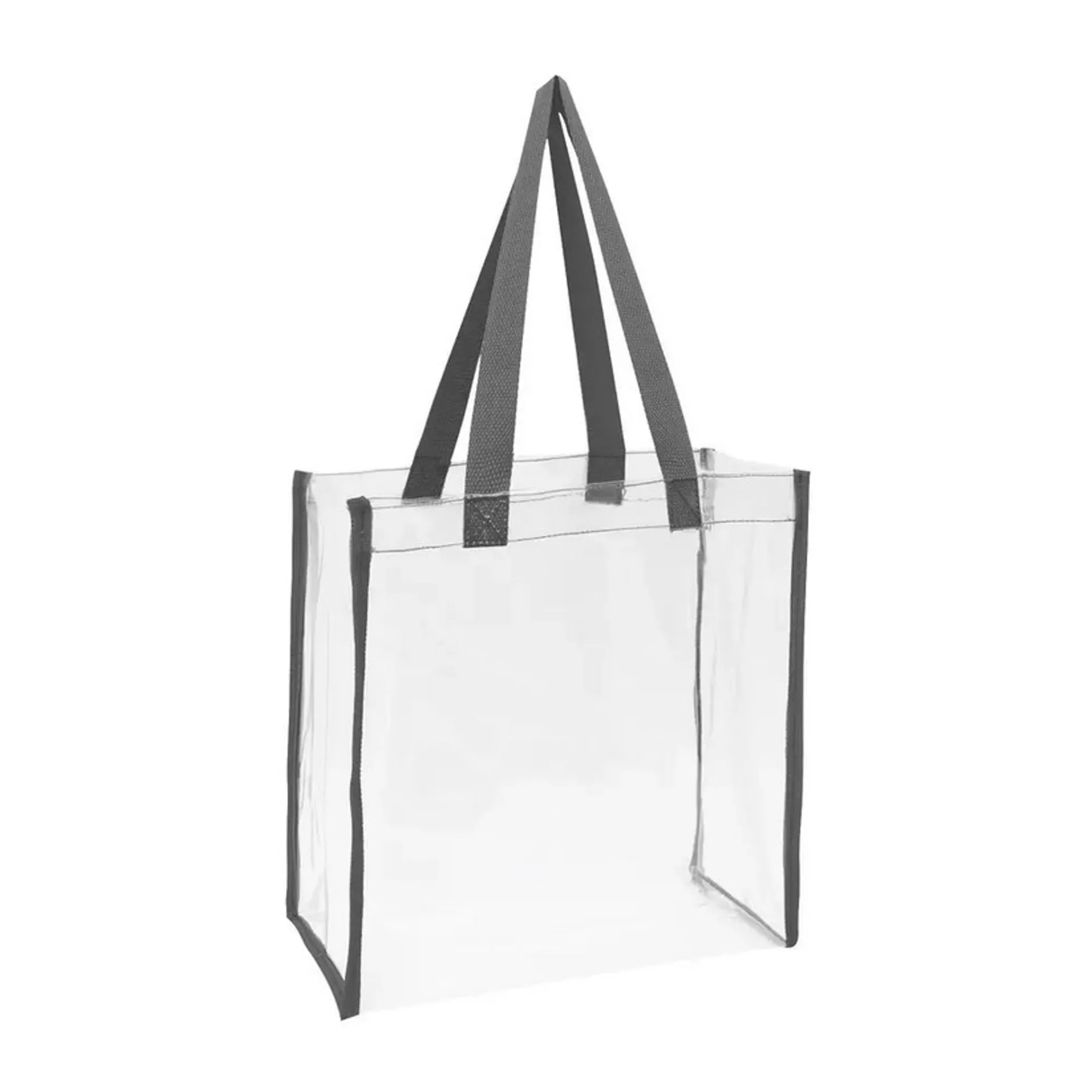 Clear Vinyl Stadium Compliant Tote Bag MOQ100 3
