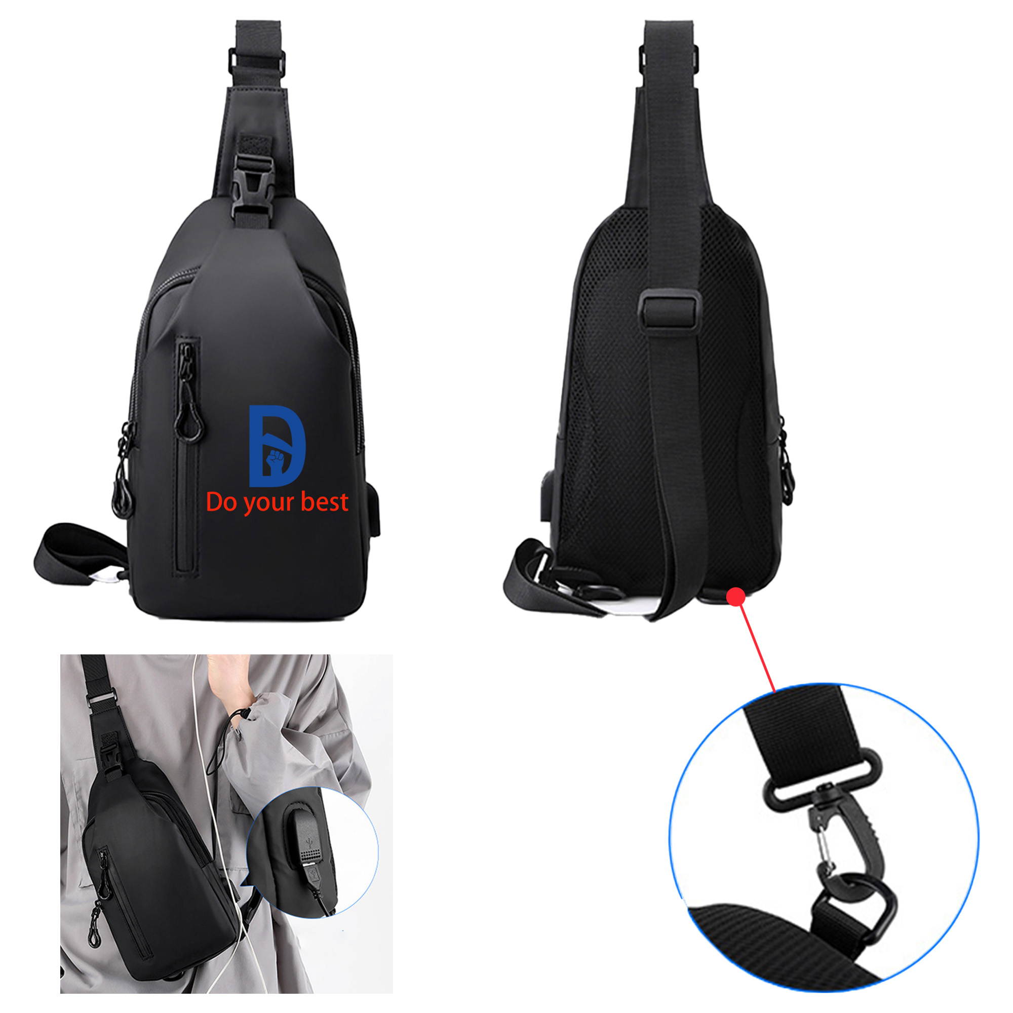 Waterproof Protable Camping Chest Bag MOQ 50 2