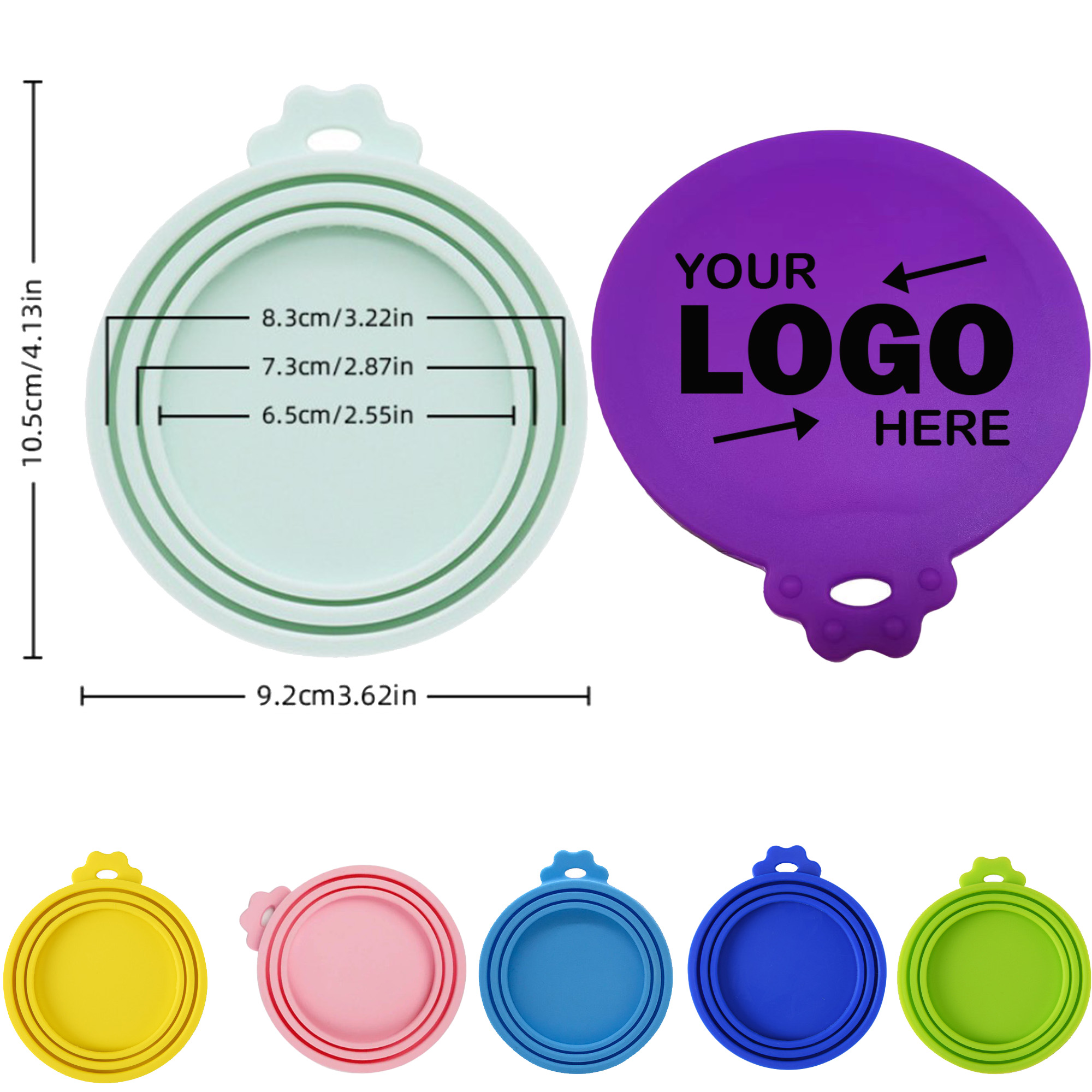 Multi Sized Practical Reusable Kitchen Food Can Sealing Lids 2