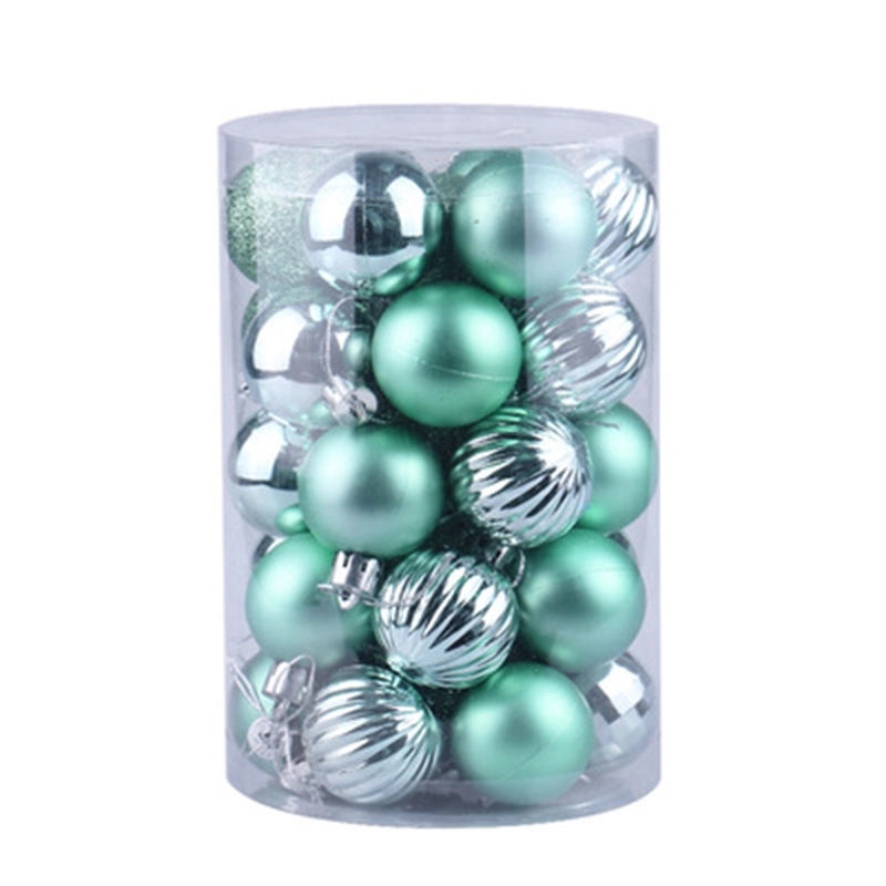 34Pcs Christmas balls set 4cm ornaments tree decor 9