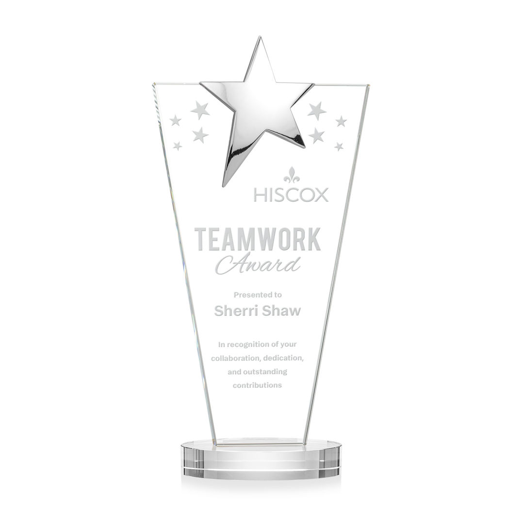 Mantella Chrome Star Award - Clear 1