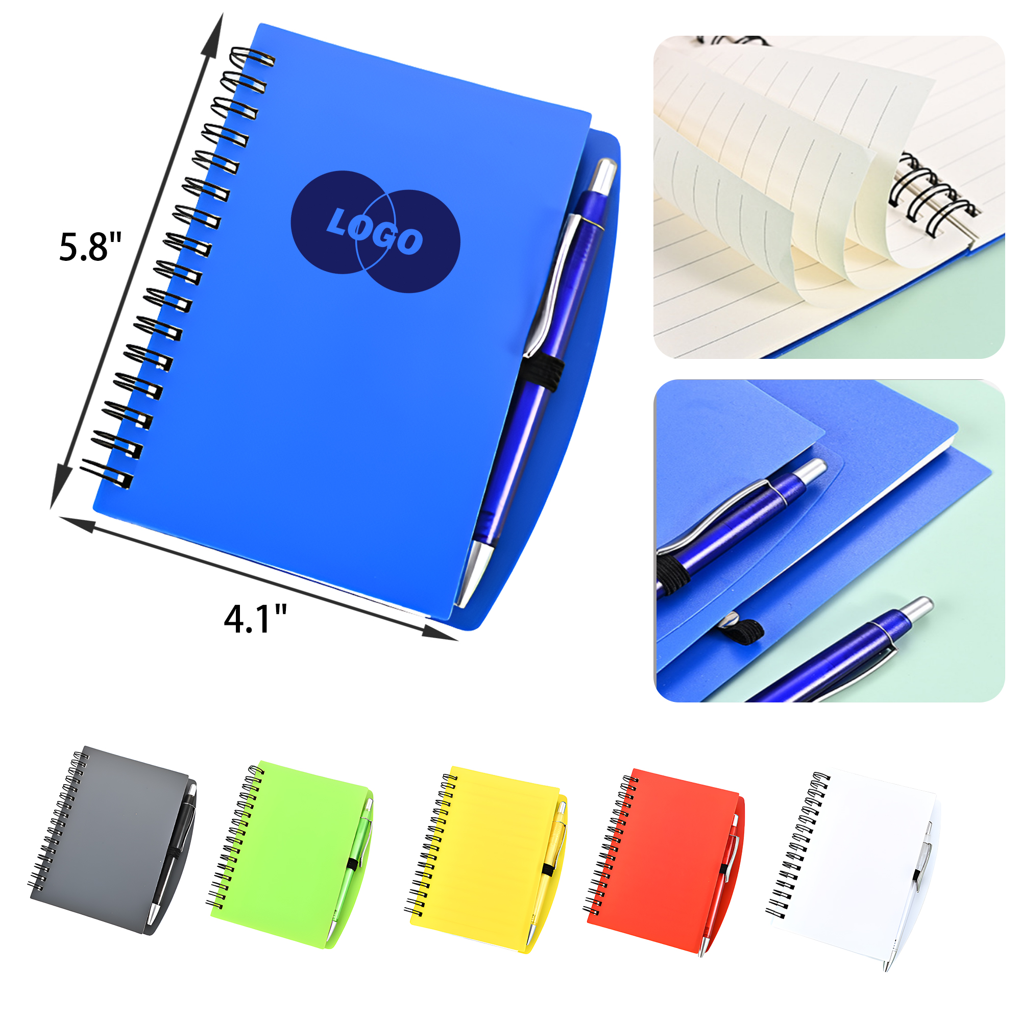 MOQ 50 PCS Portable A6 Coil Notebook 8
