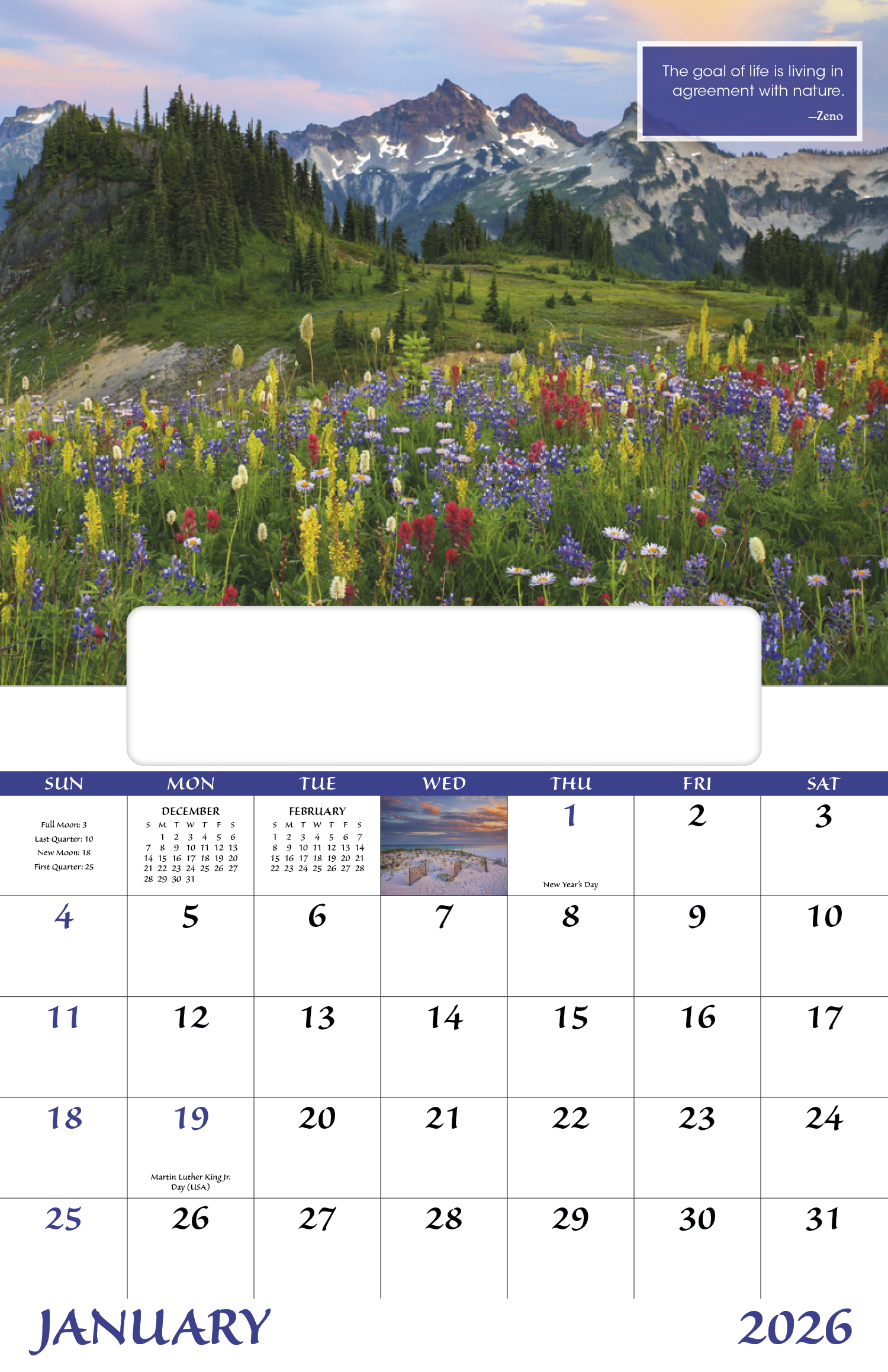 Good Value™ Inspirations for Life - Window Calendar 39