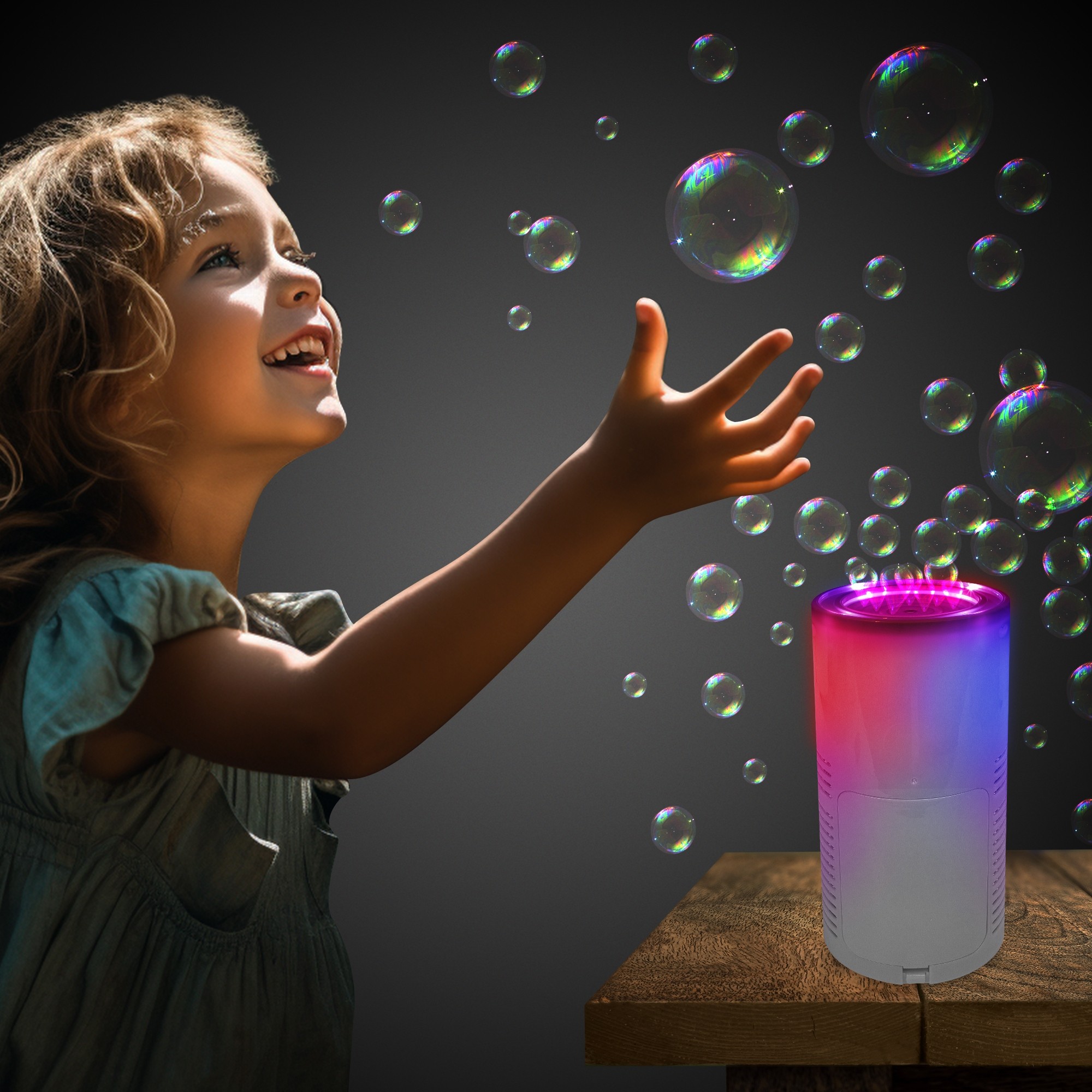 LED Bubble Machine (includes 1 color imprint) 4