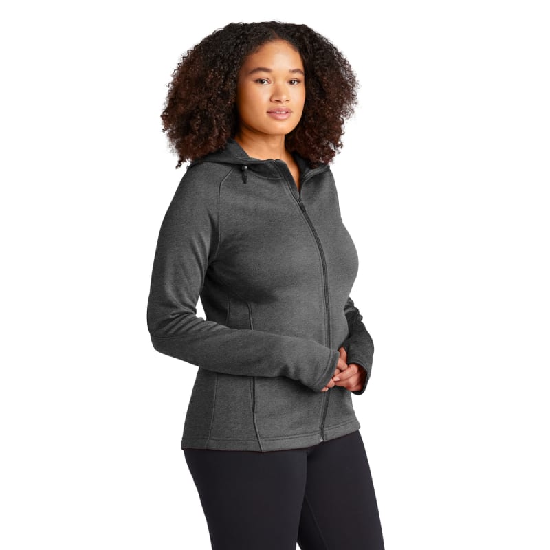 Sport-Tek Women's Tech Fleece Full-Zip Hooded Jacket. 11