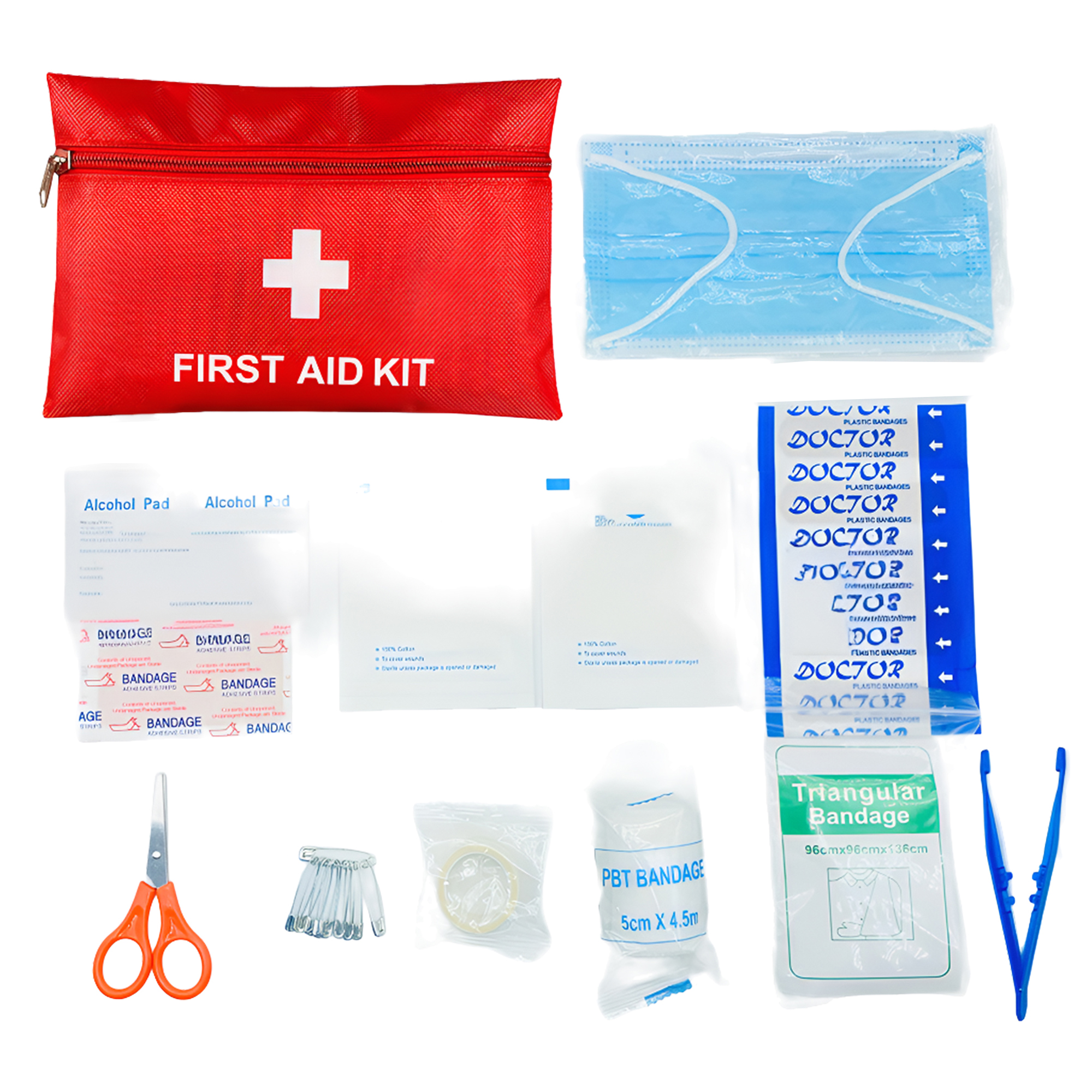 MOQ50 Travel-Ready First Aid Kit for Outdoor Safety 2