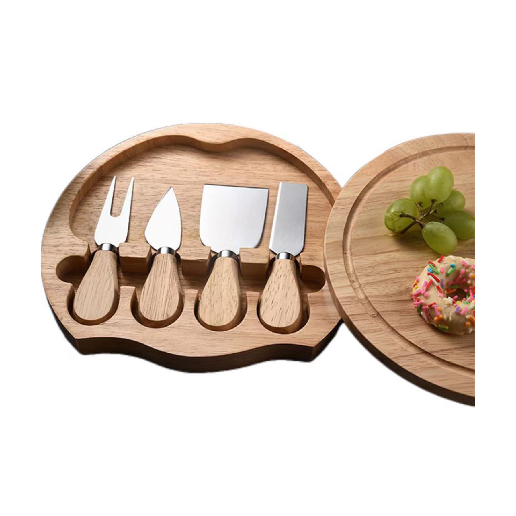 Wooden Handle Cheese Knife Set 2