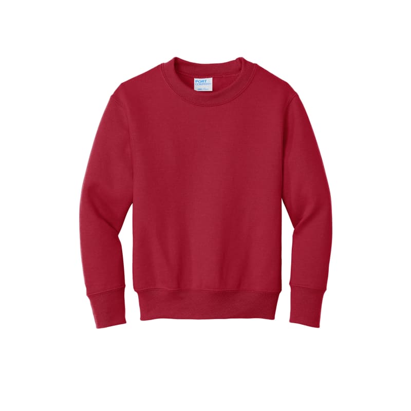 Port & Company Youth Core Fleece Crewneck Sweatshirt. 11