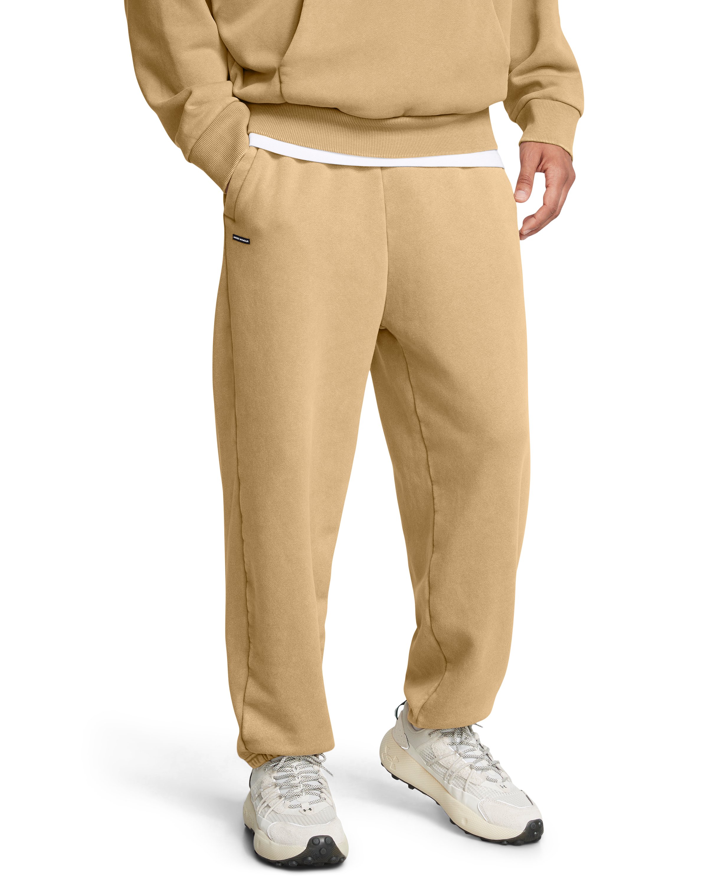 UA Icon Heavyweight Fleece Wash Men's Oversized Pants 4