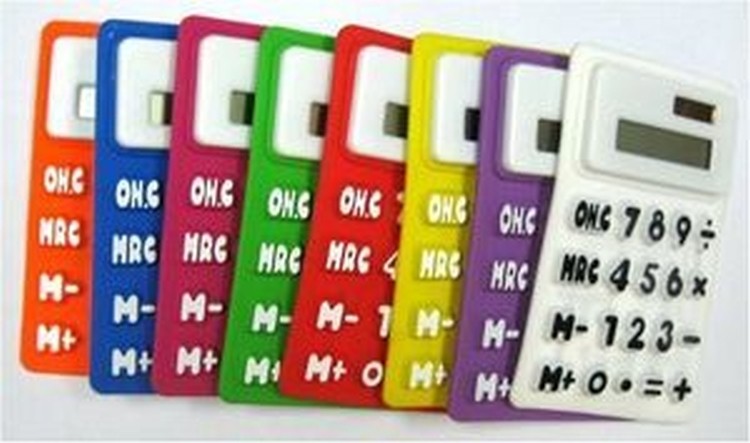 Foldable Rubber Calculator 2