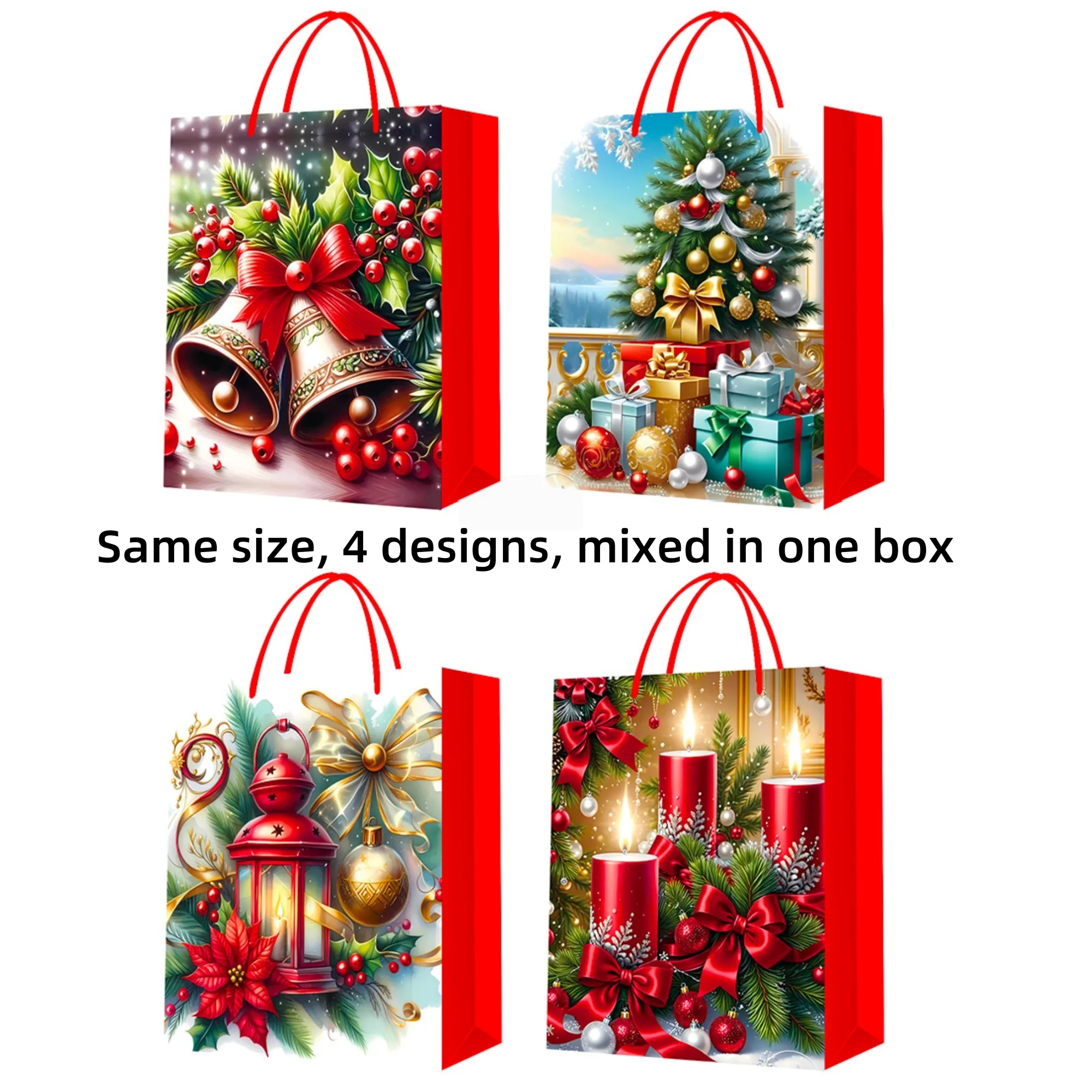 Festive Present Bag - Elf Pattern For Gifting 4