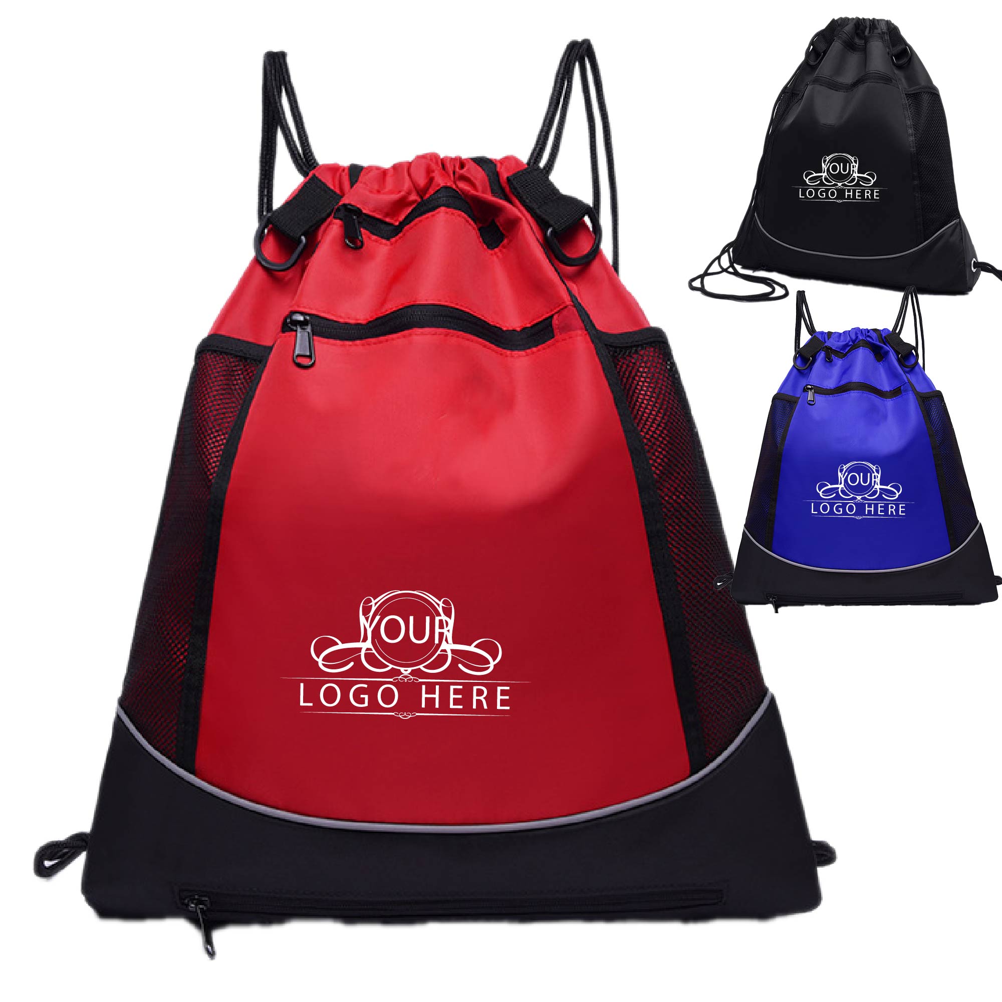 Basketball Drawstring Backpack 3