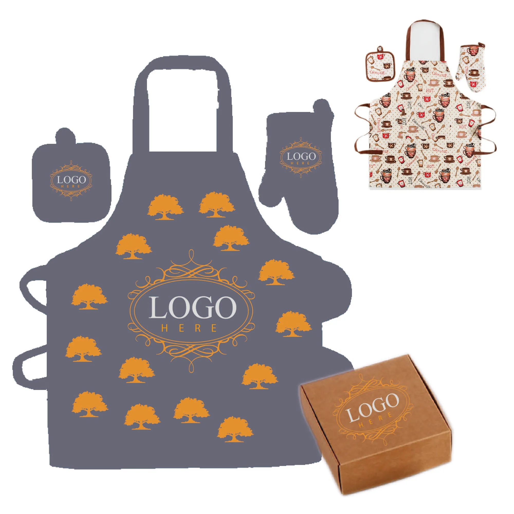 Custom Printed Sous Chef Gift Set 2