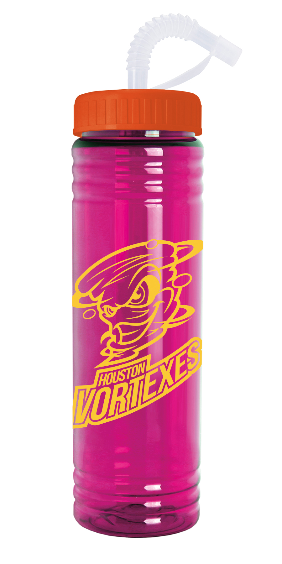 Garyline® Slim Fit Water Bottle With Straw Lid - 24 oz. 68