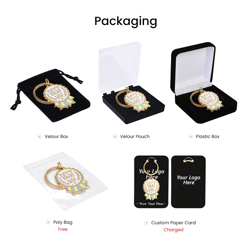 3" Soft Enamel Keychain 5