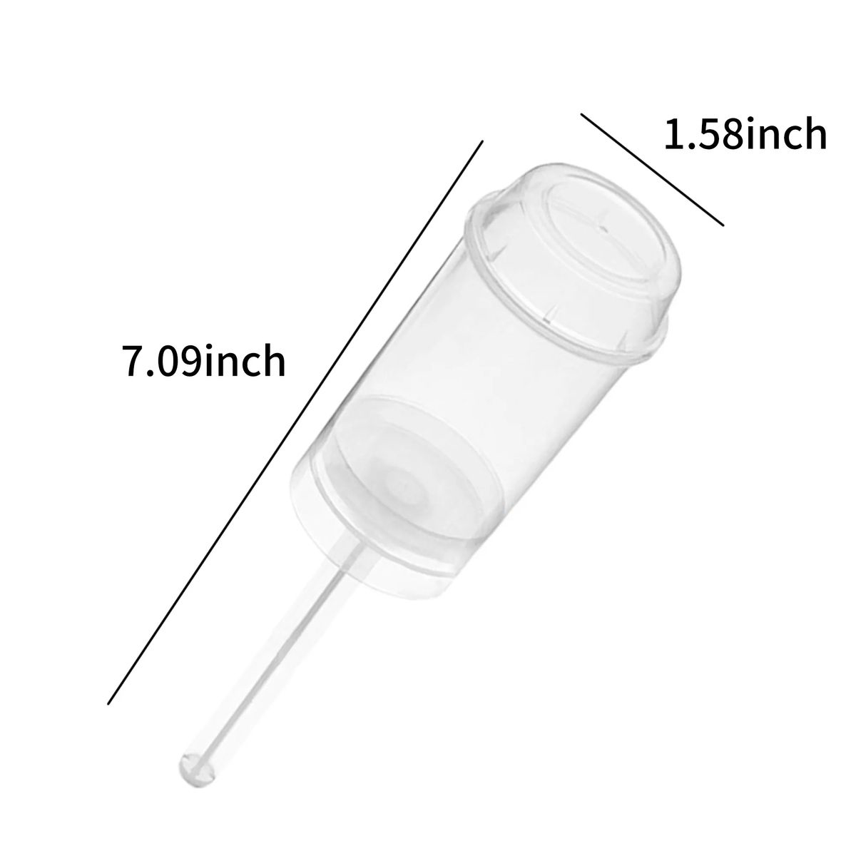 Plastic Tube Filled with Bright Paper Confetti 3